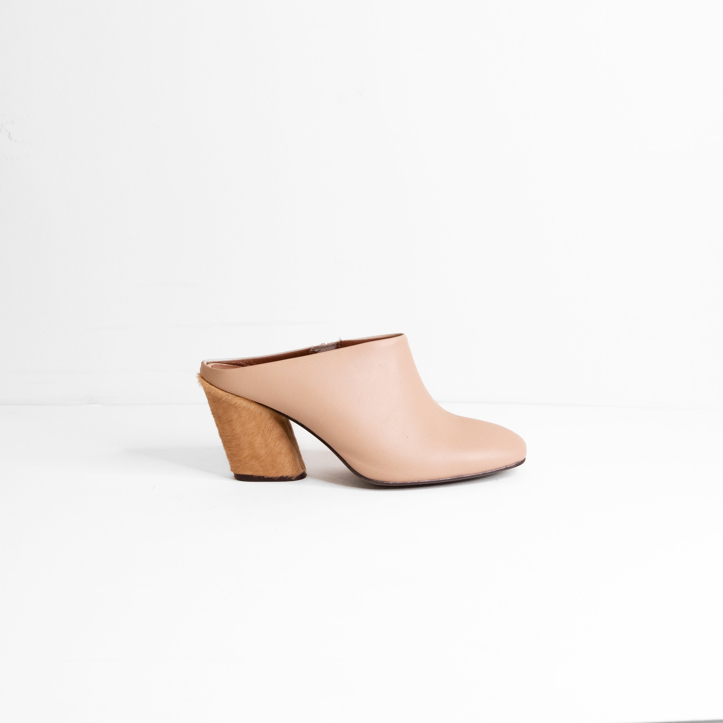 Nima cream heel - THUNA