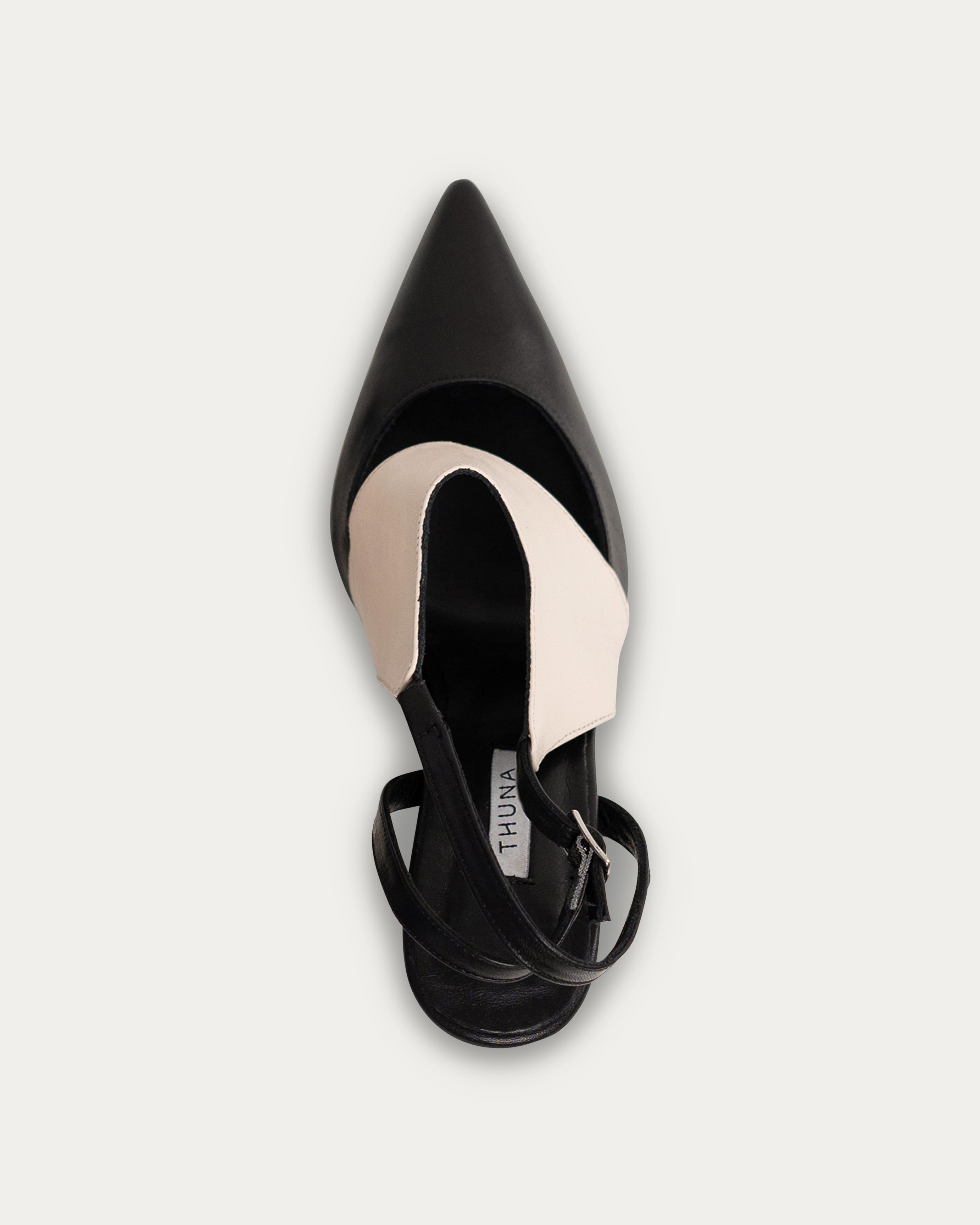 Norma black heel - THUNA