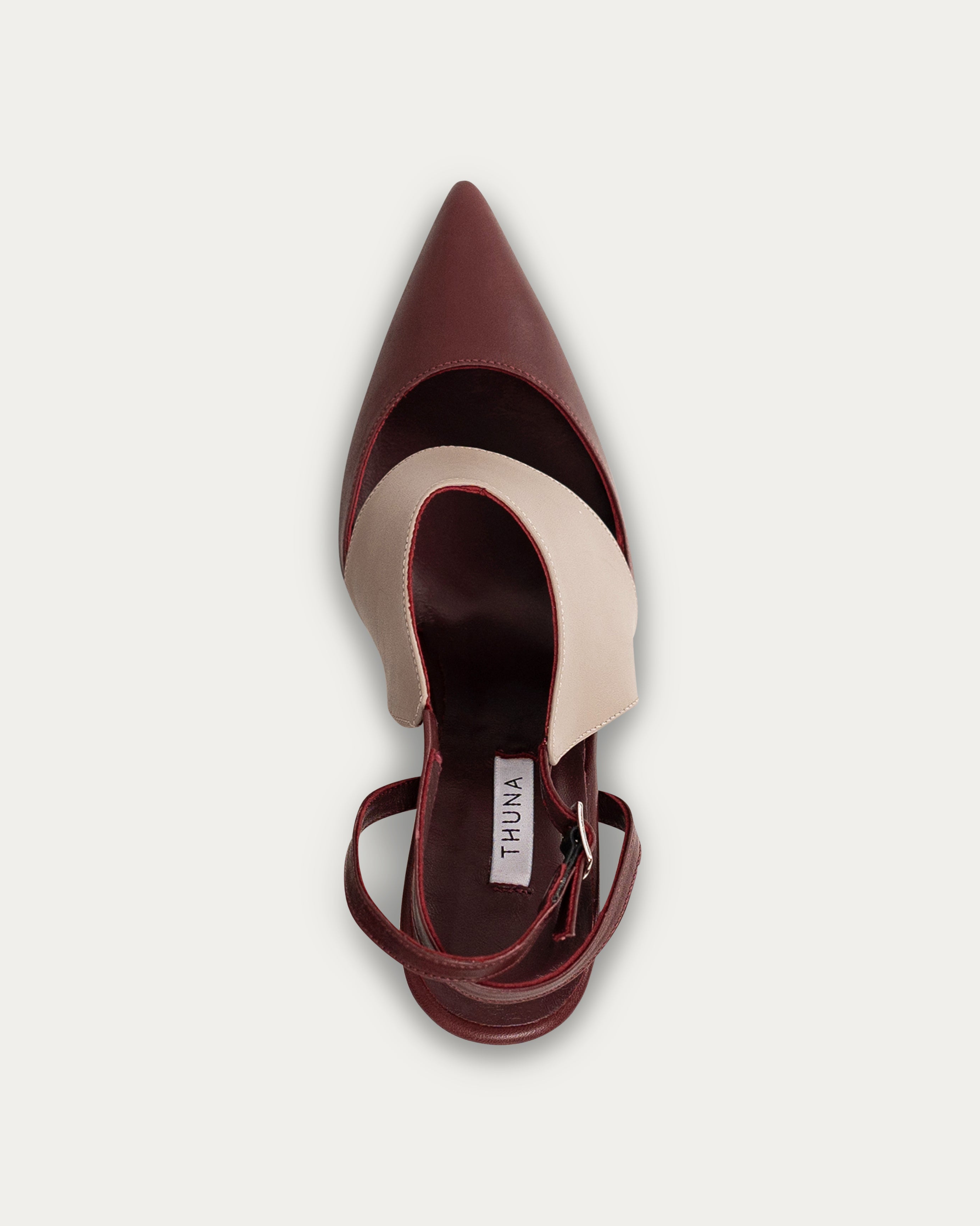 Norma bordeaux heel - THUNA