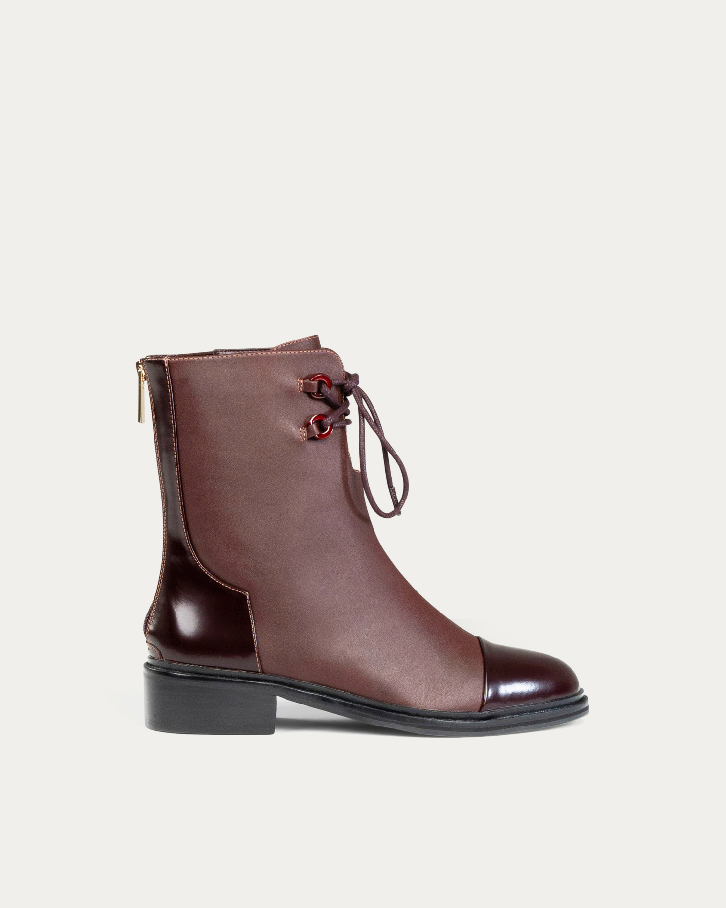 Orion brown combat boot