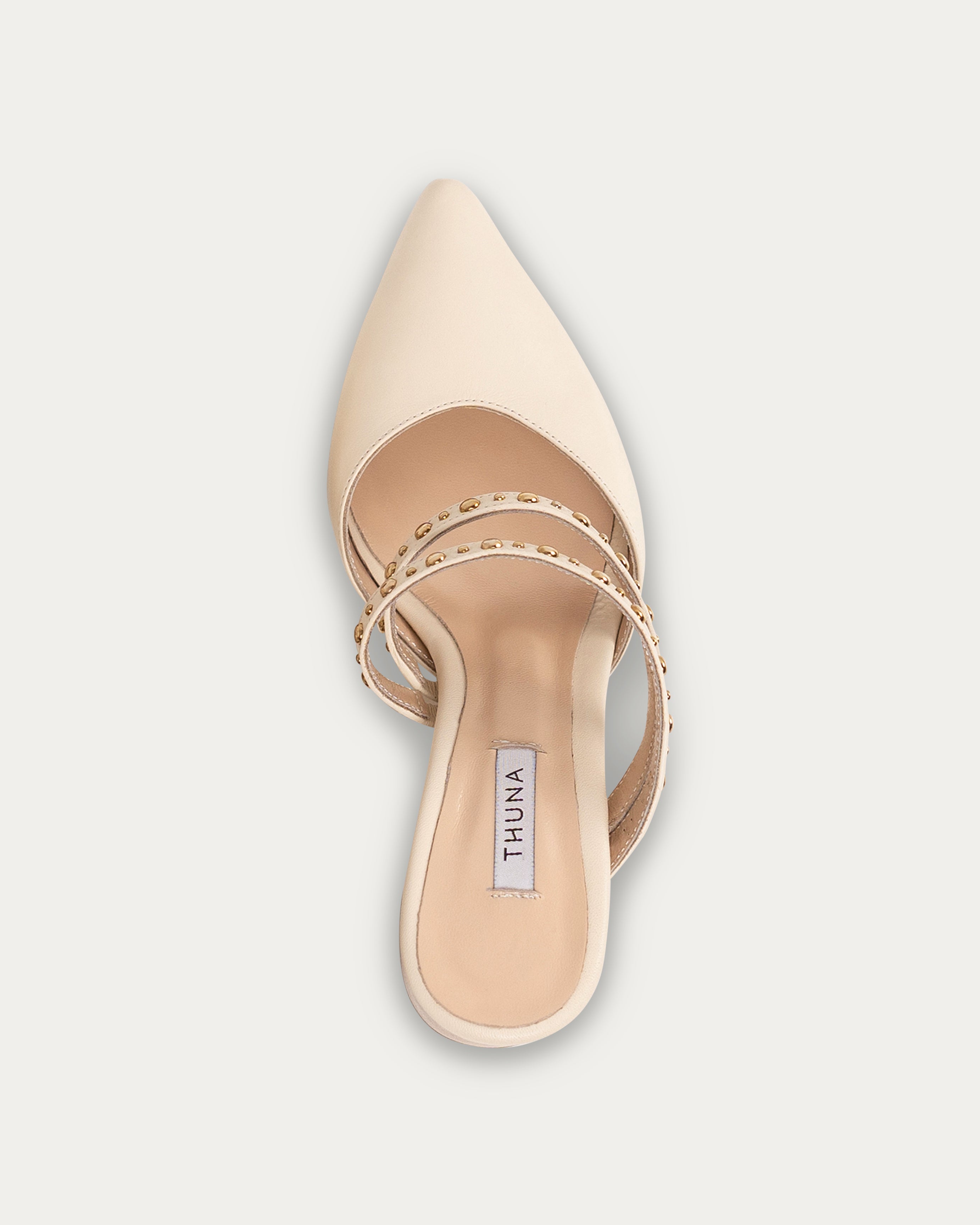 Riyana cream heel - Shoes - THUNA