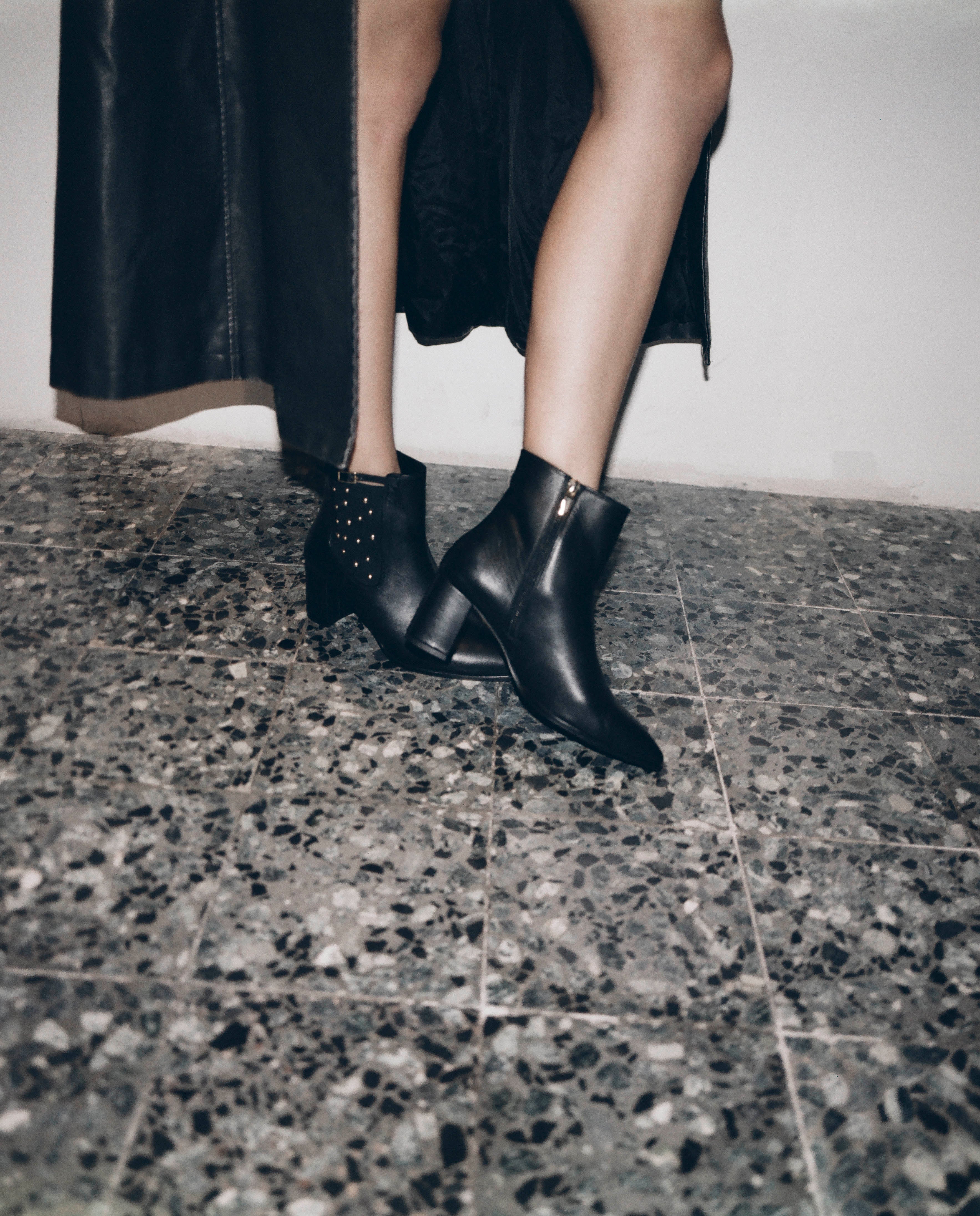 Samaa black boot - boot - THUNA