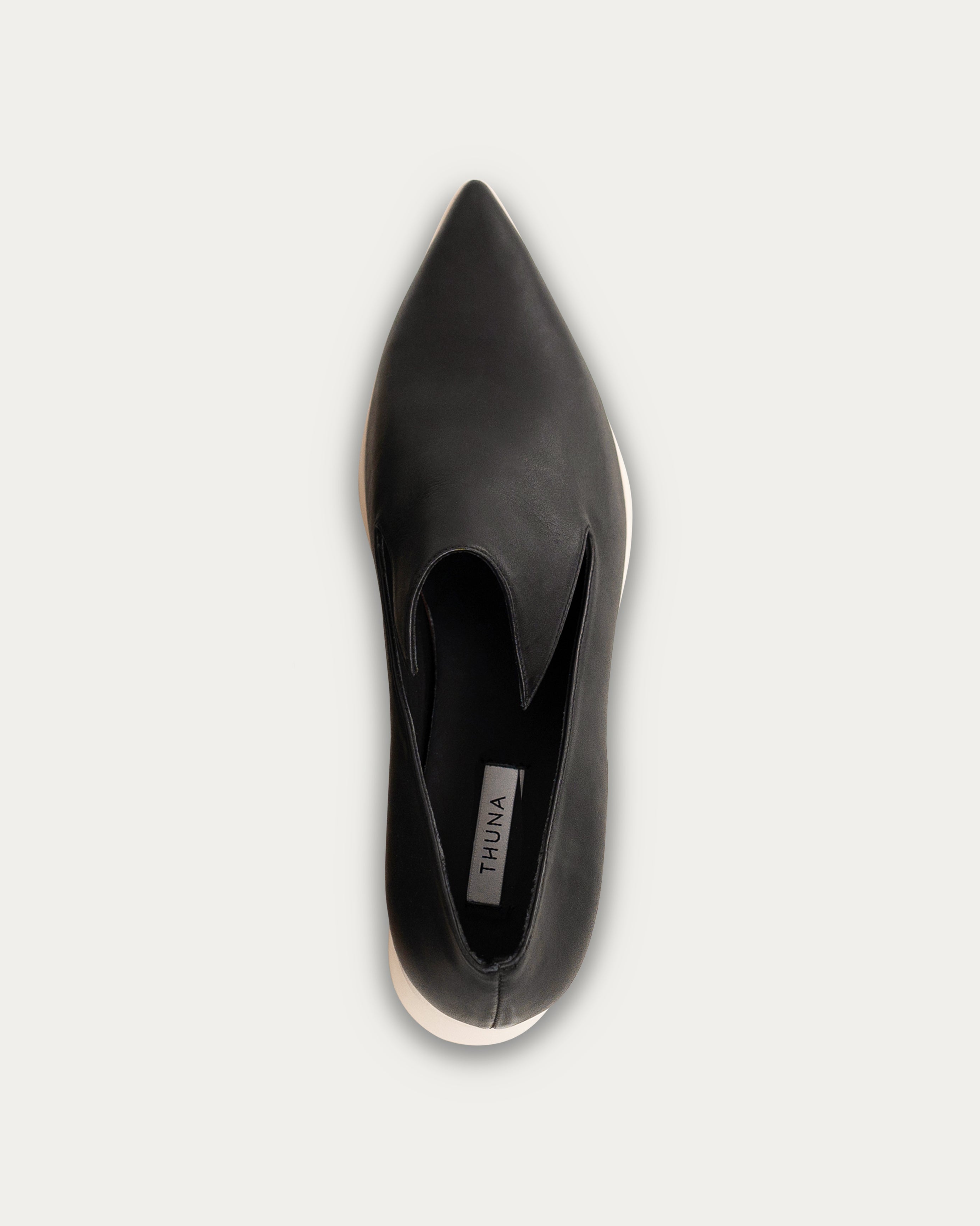 Sadeem black white boot - Shoes - THUNA