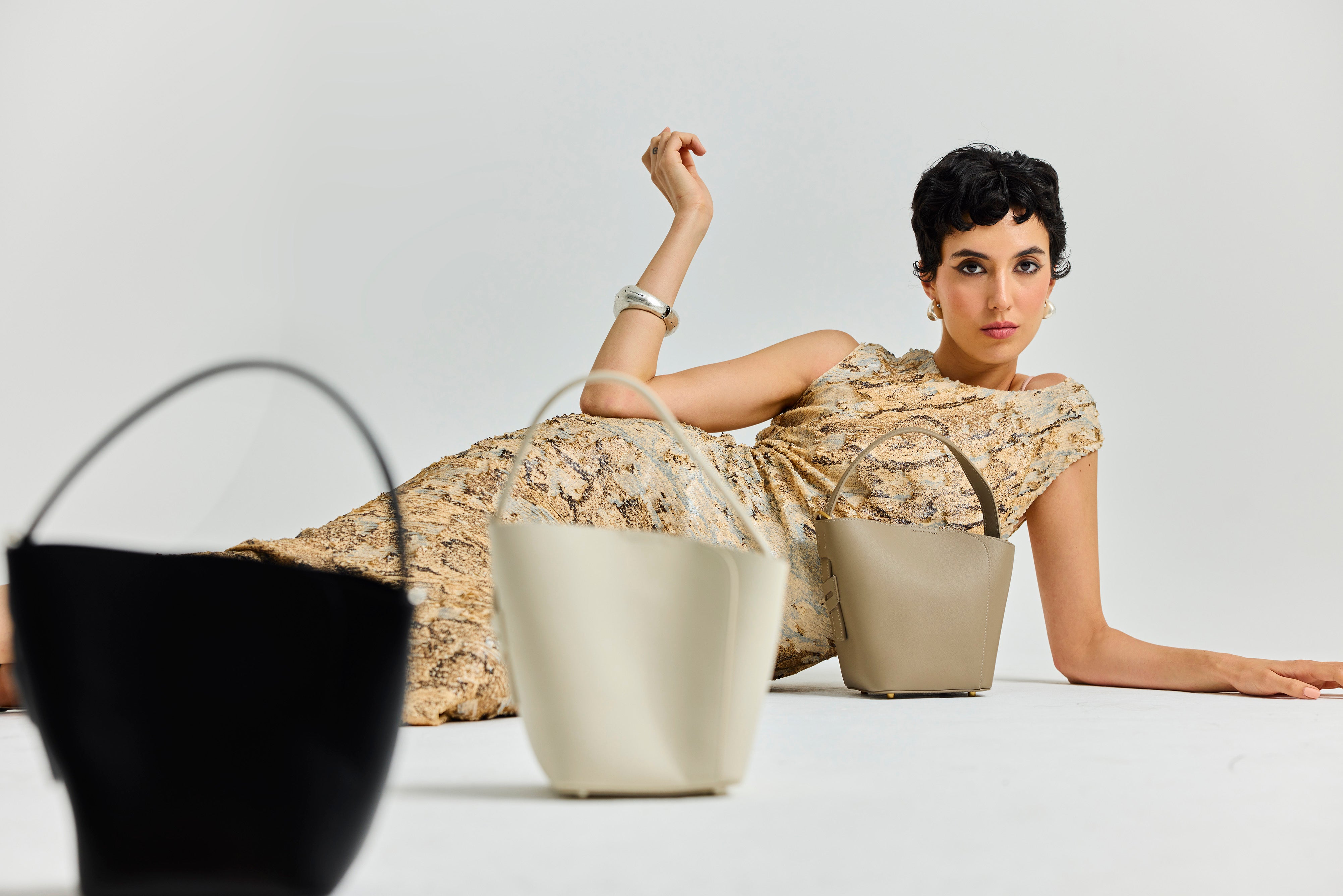 Sage cream bag - THUNA Bags - Kuwait - KSA Bags 