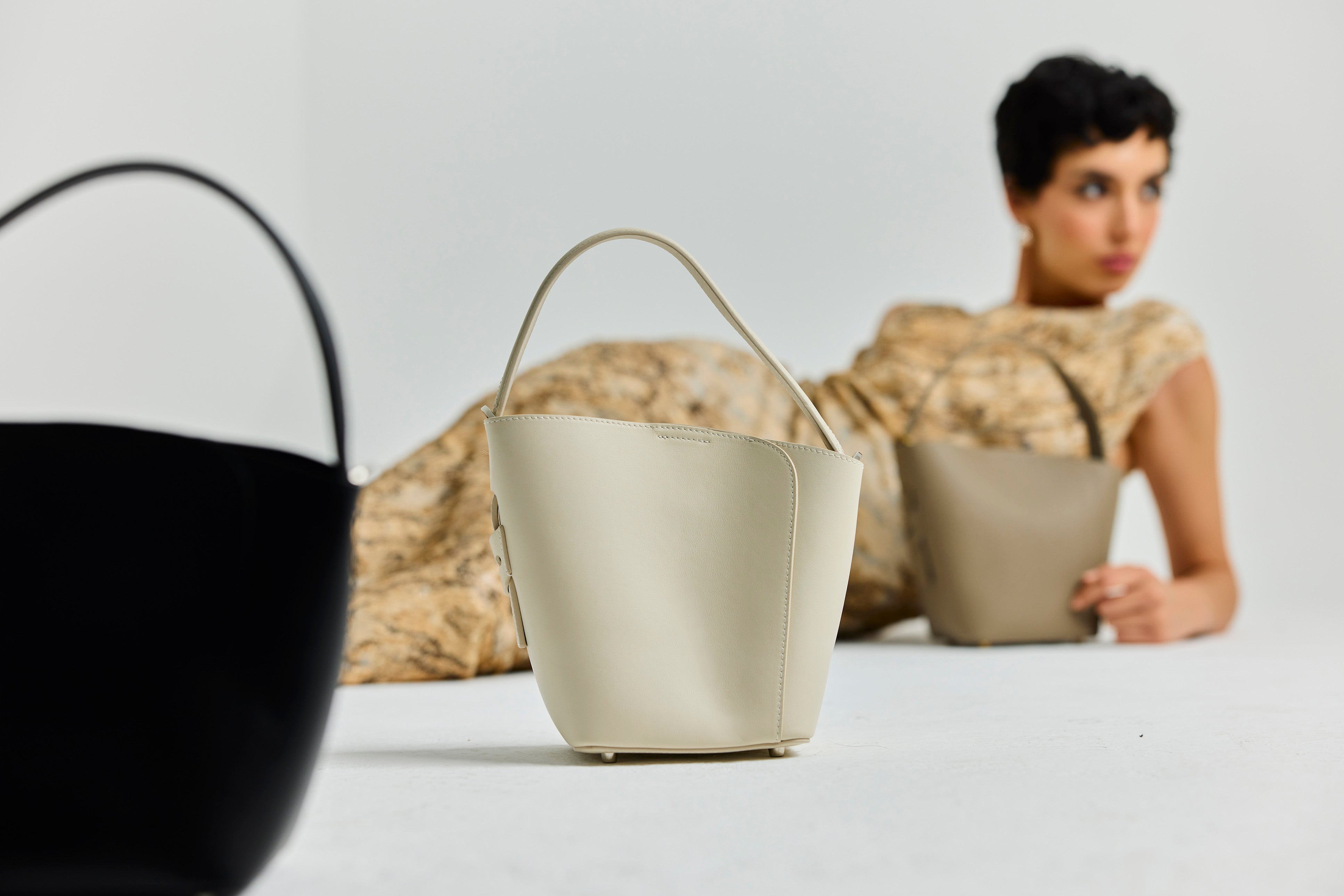 Sage cream bag - THUNA Bags - Kuwait - KSA Bags 