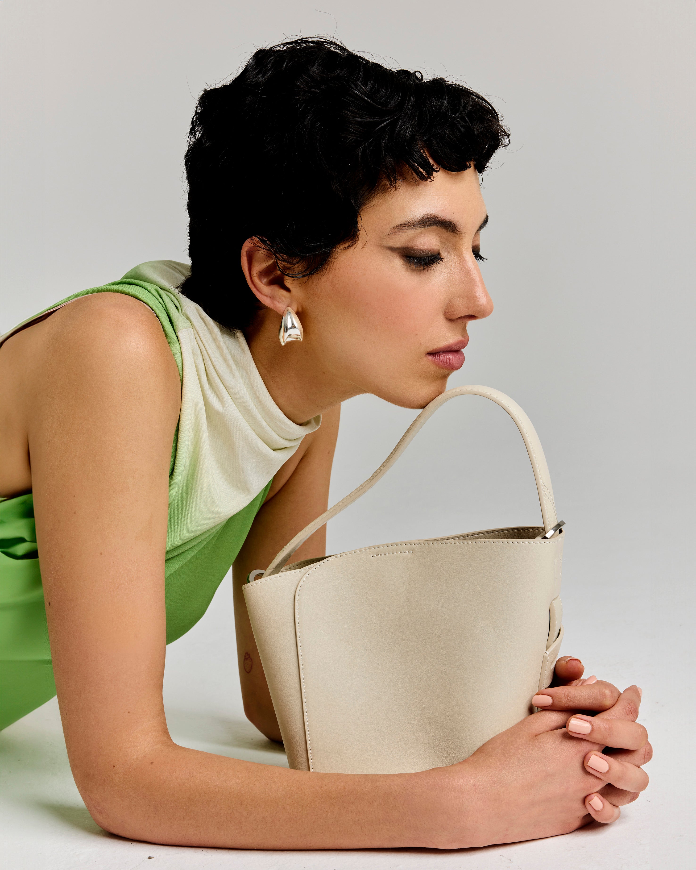 Sage cream bag - THUNA Bags - Kuwait - KSA Bags 