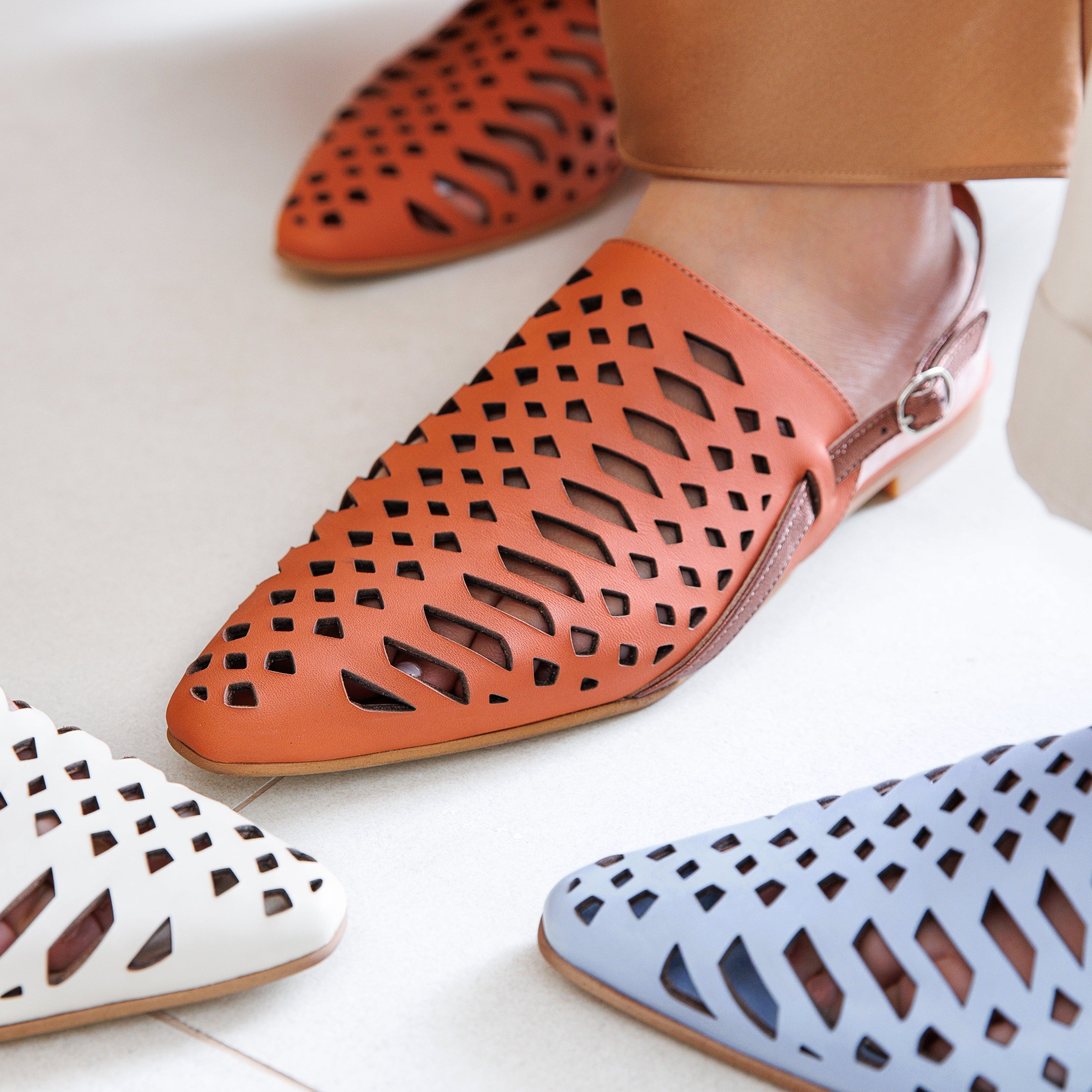 Shadan terracotta sandal - sandal - THUNA