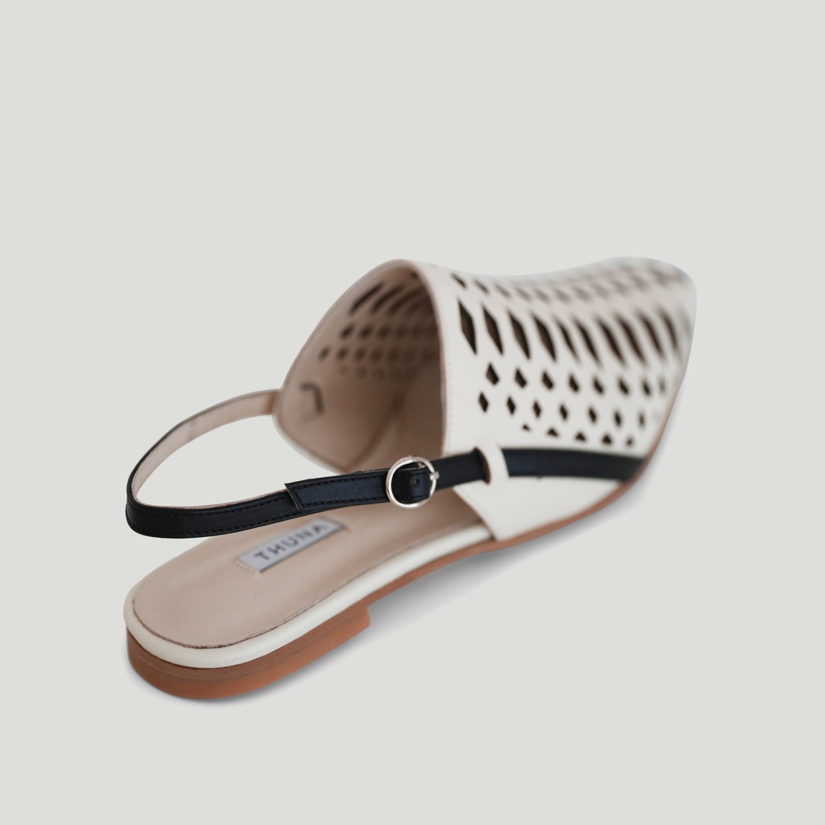 Shadan cream sandal - sandal - THUNA