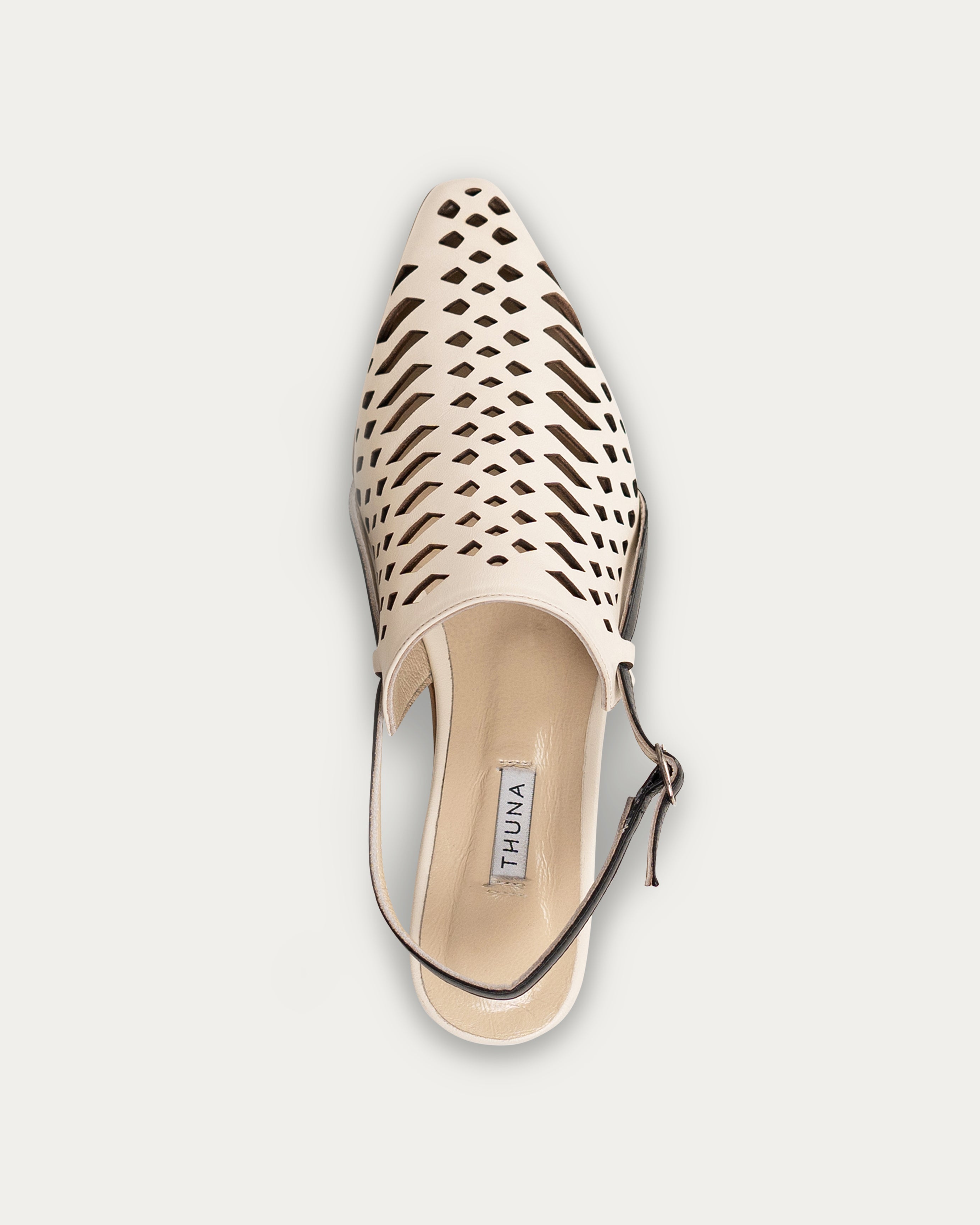 Shadan cream sandal - sandal - THUNA