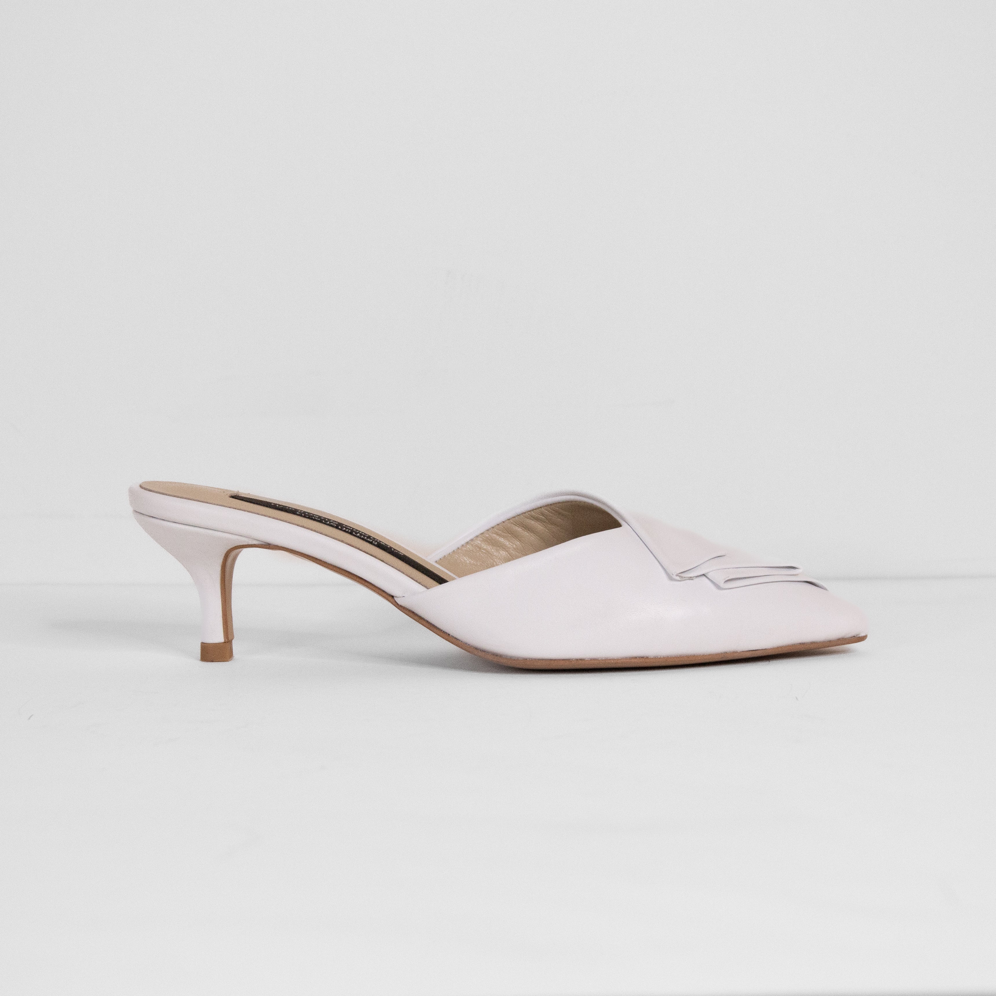 Sienna white heel - heel - THUNA
