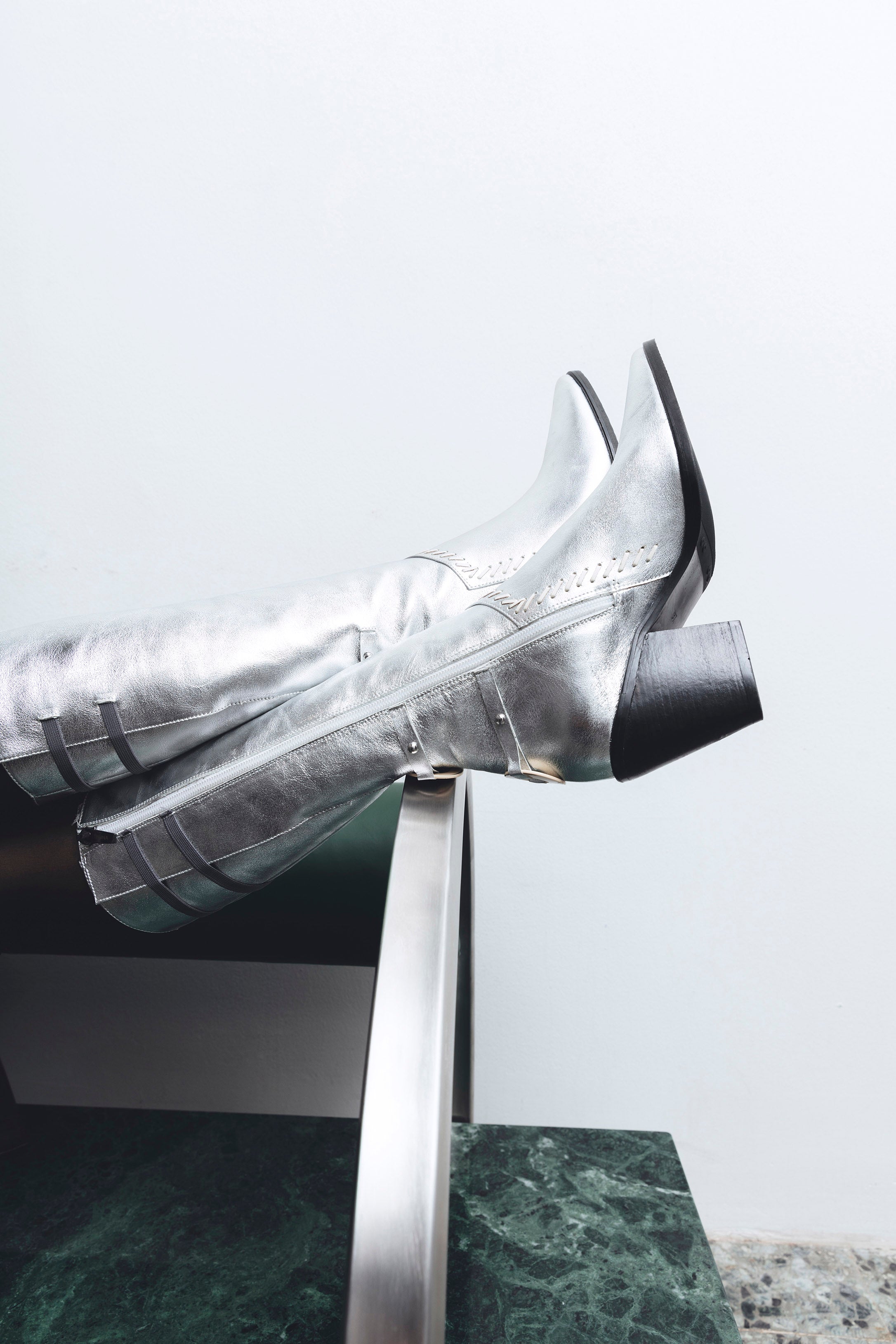 Turo silver boot - boot - THUNA