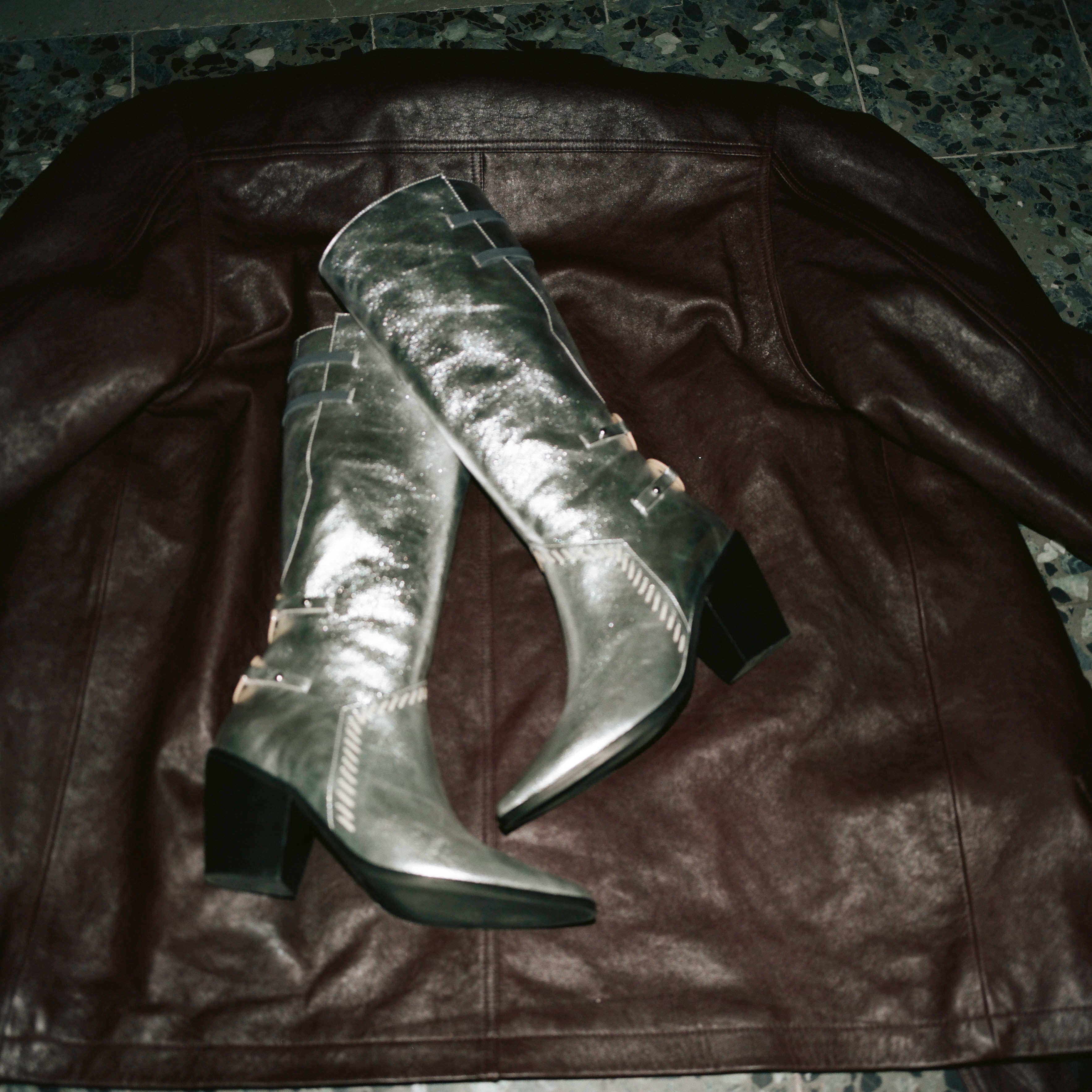 Turo silver boot - boot - THUNA