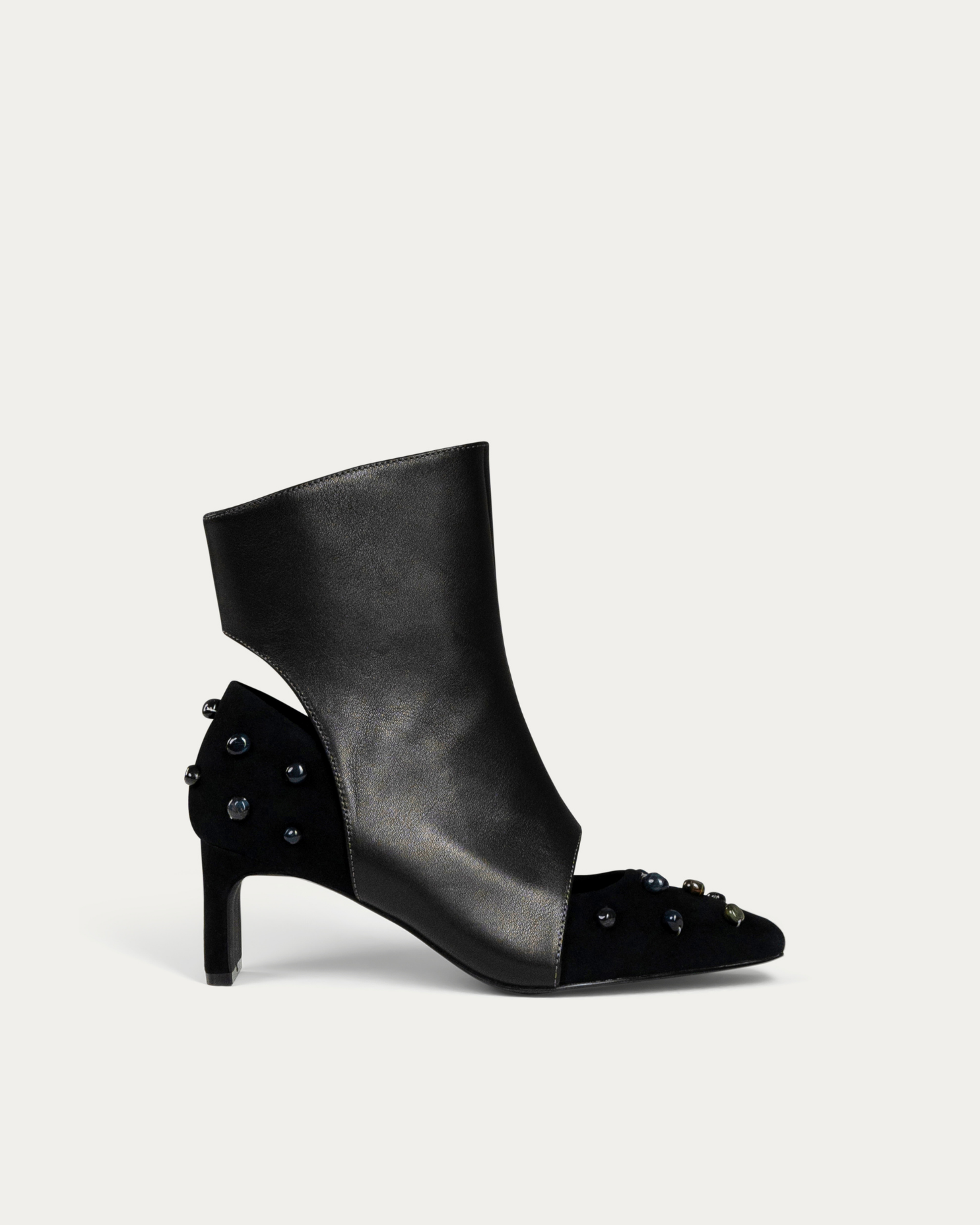 Venus black ankle boot