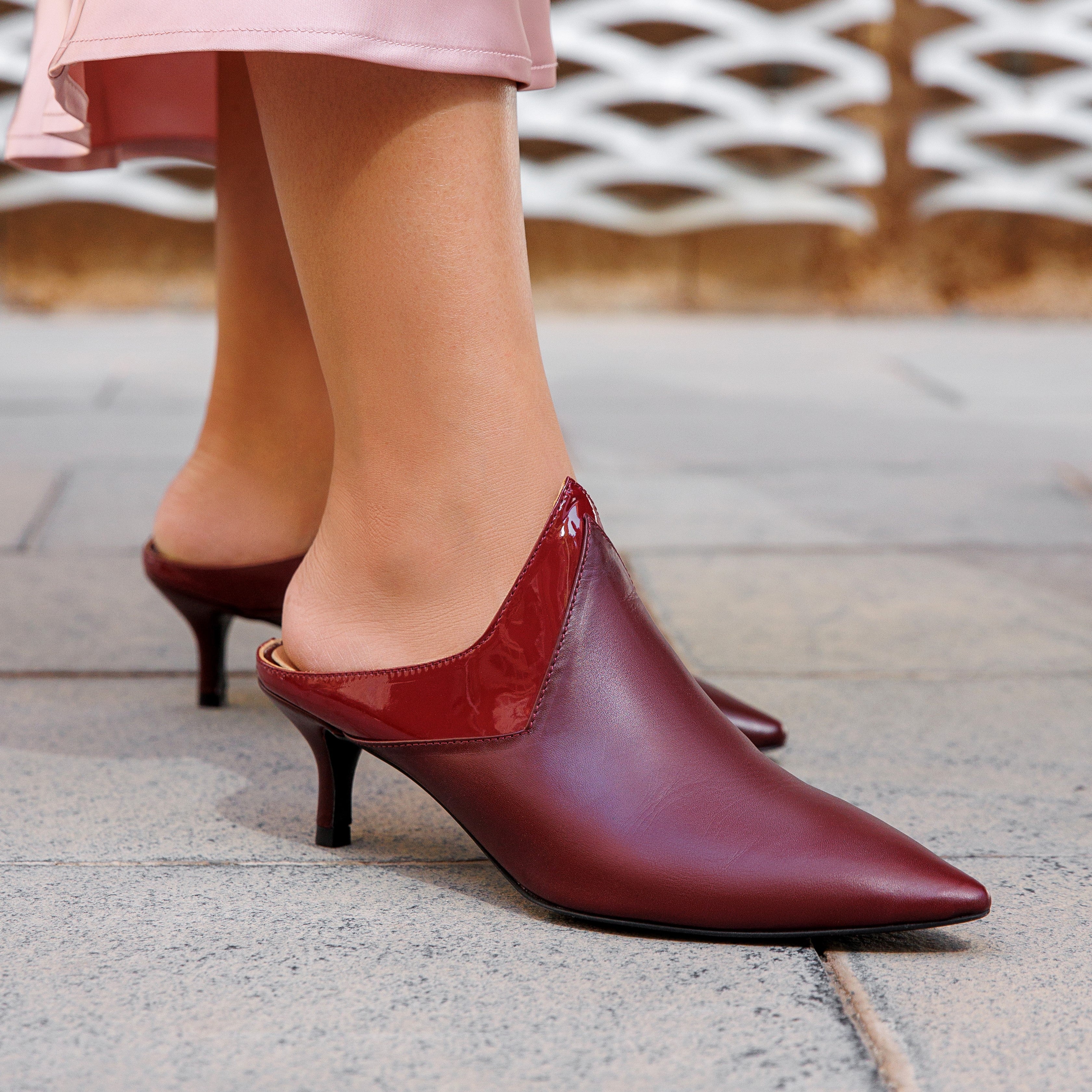 Vera bordeaux heel - heel - THUNA