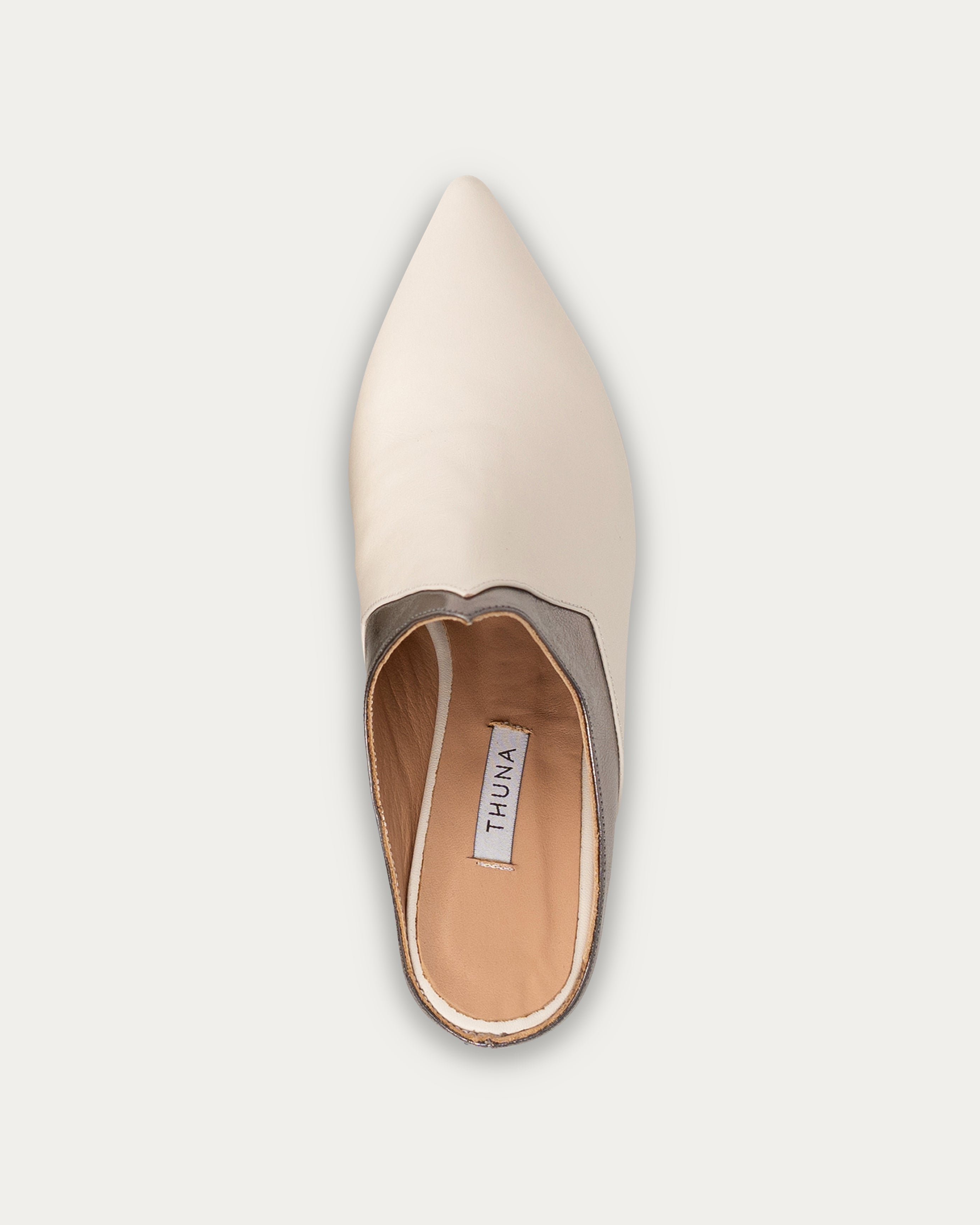 Vera cream heel - heel - THUNA