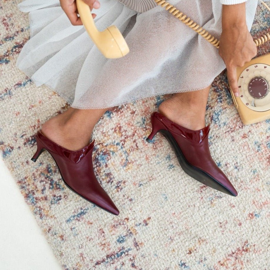 Vera bordeaux heel - heel - THUNA