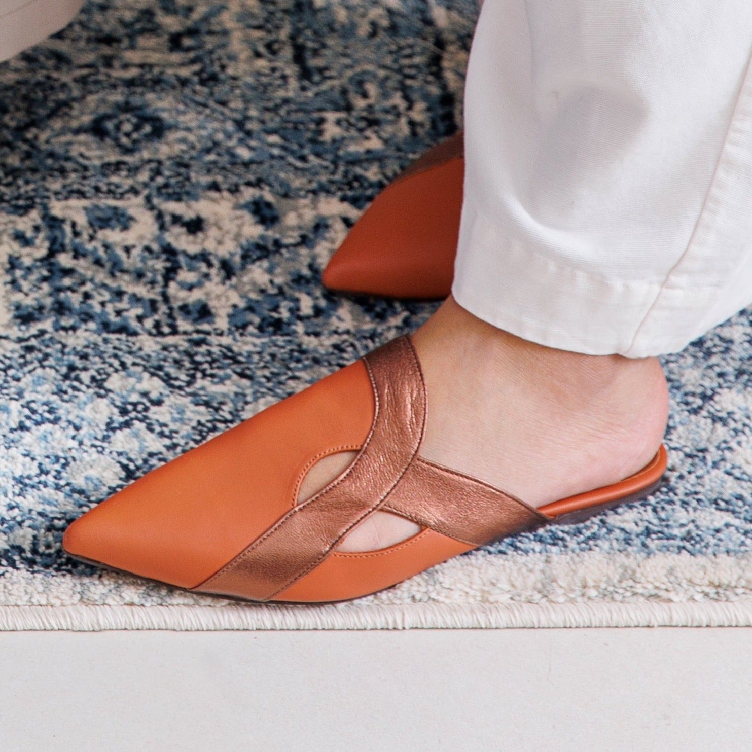 Wajd terracotta mule - mule - THUNA