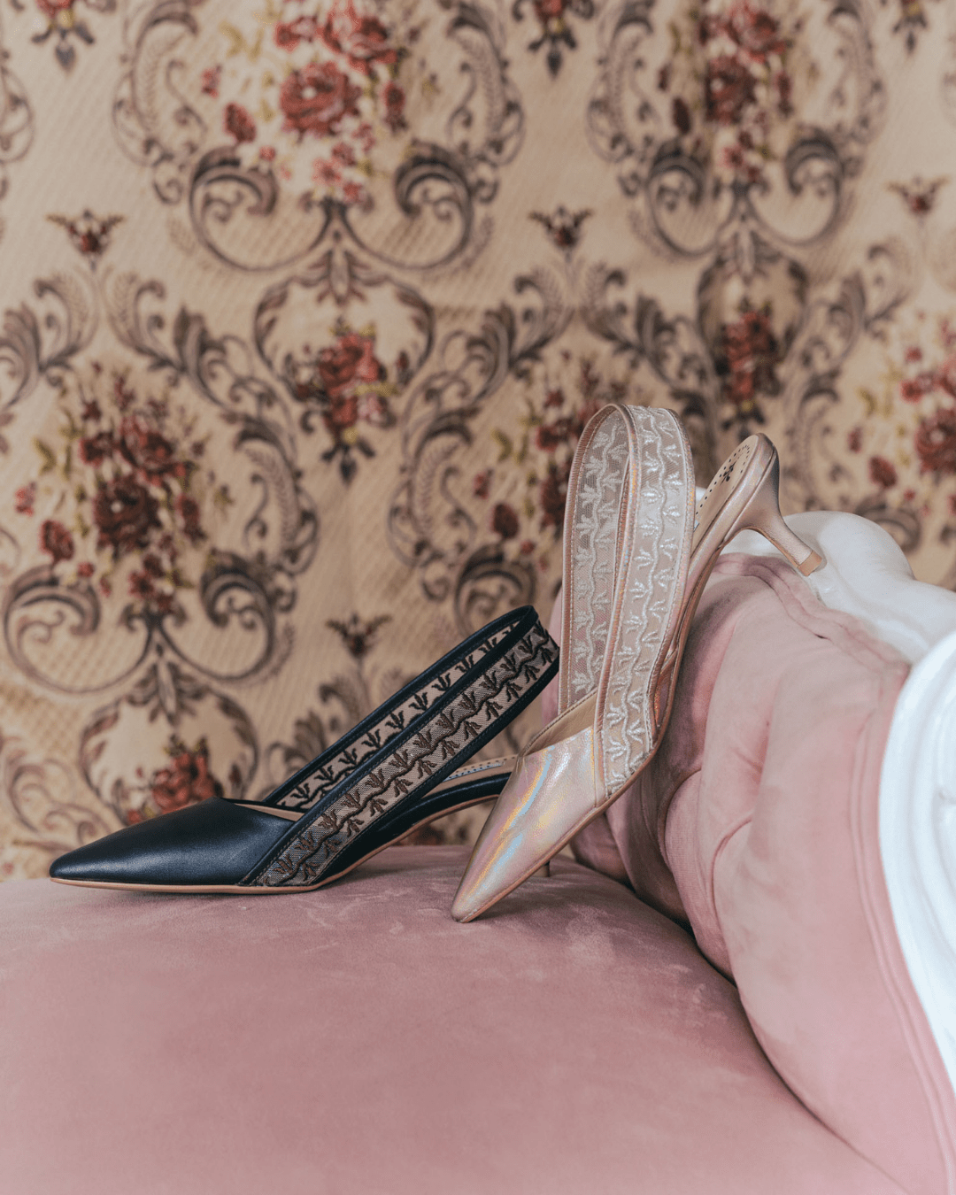 Wisal IV metallic pink heel - heel - THUNA