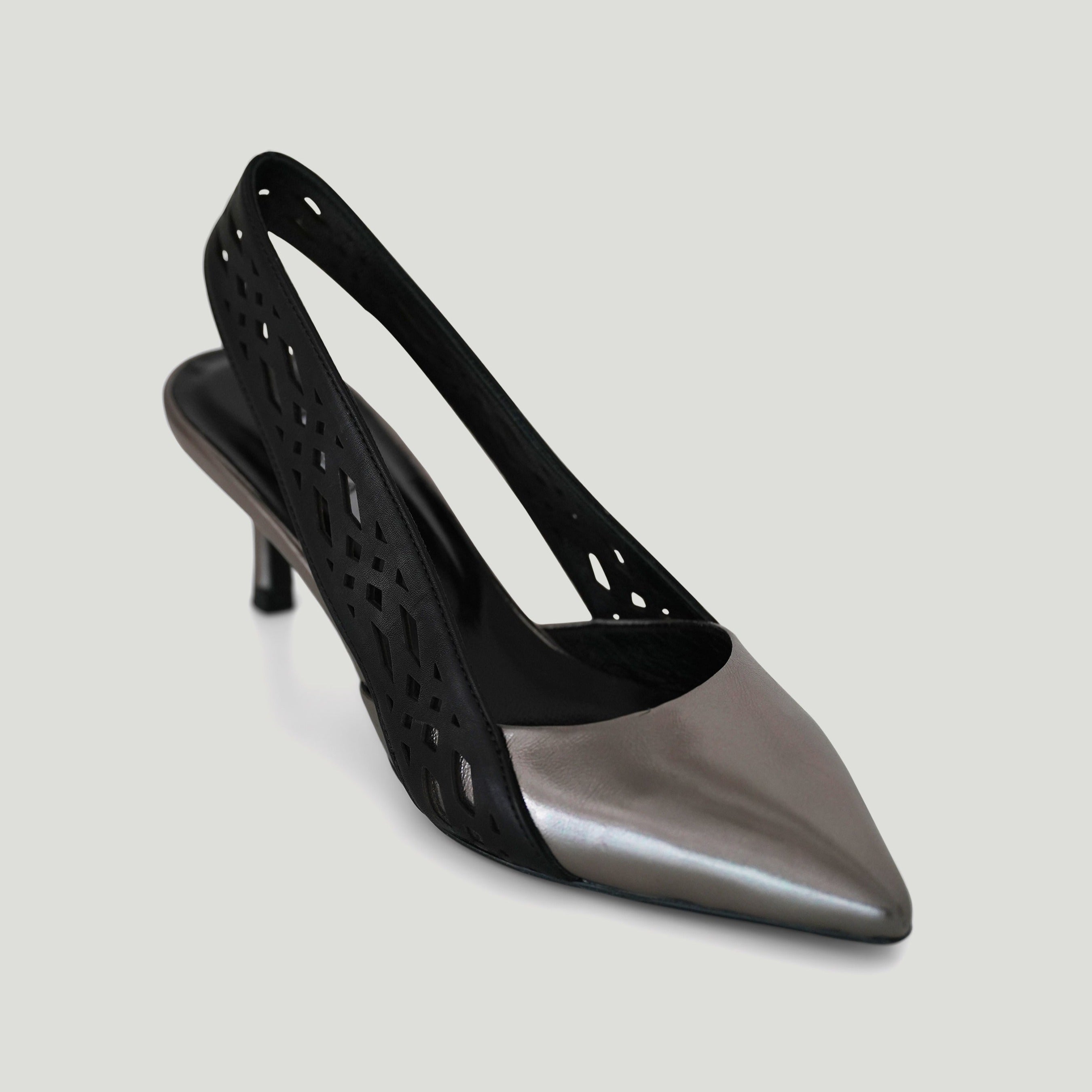 Wisal silver heel - heel - THUNA