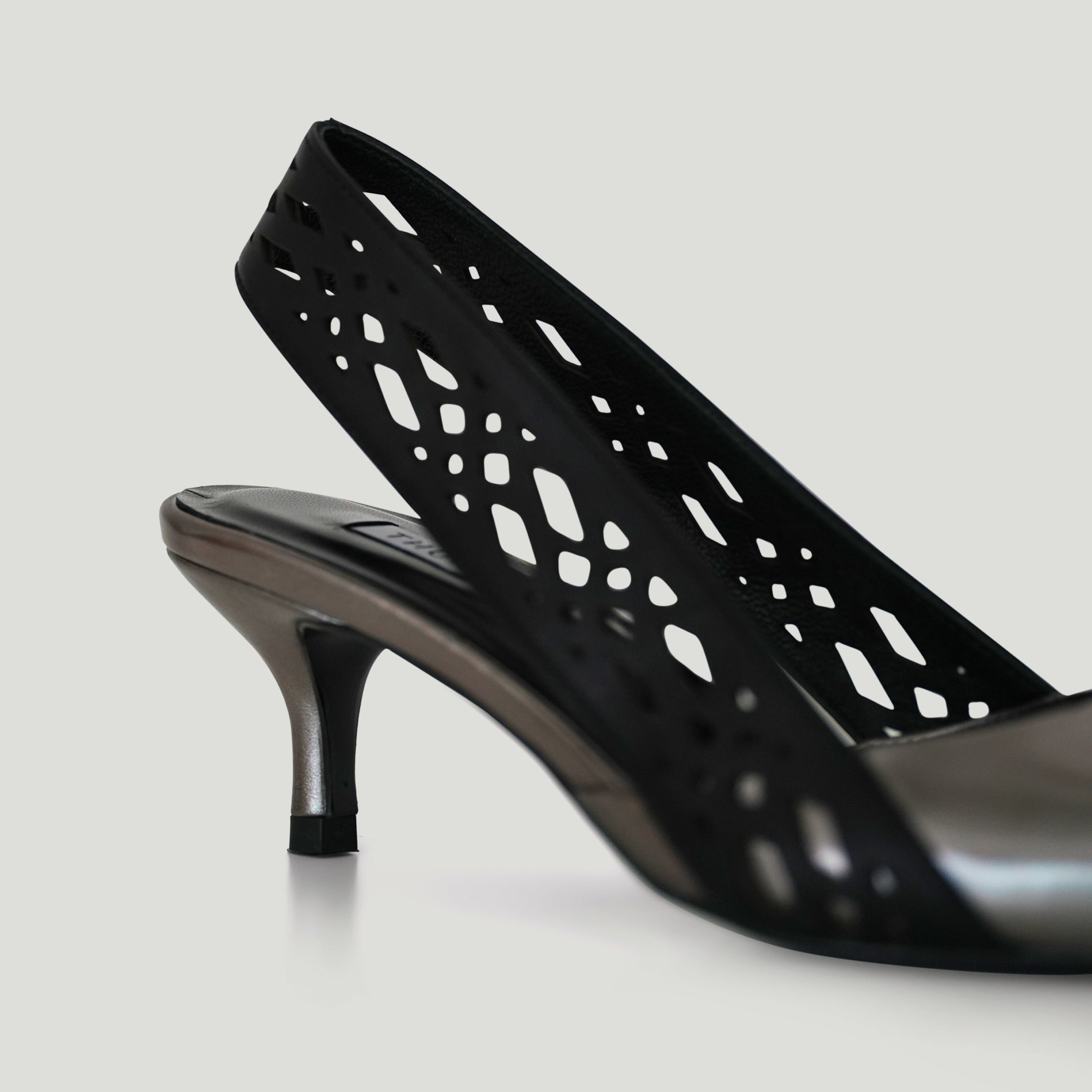 Wisal silver heel - heel - THUNA