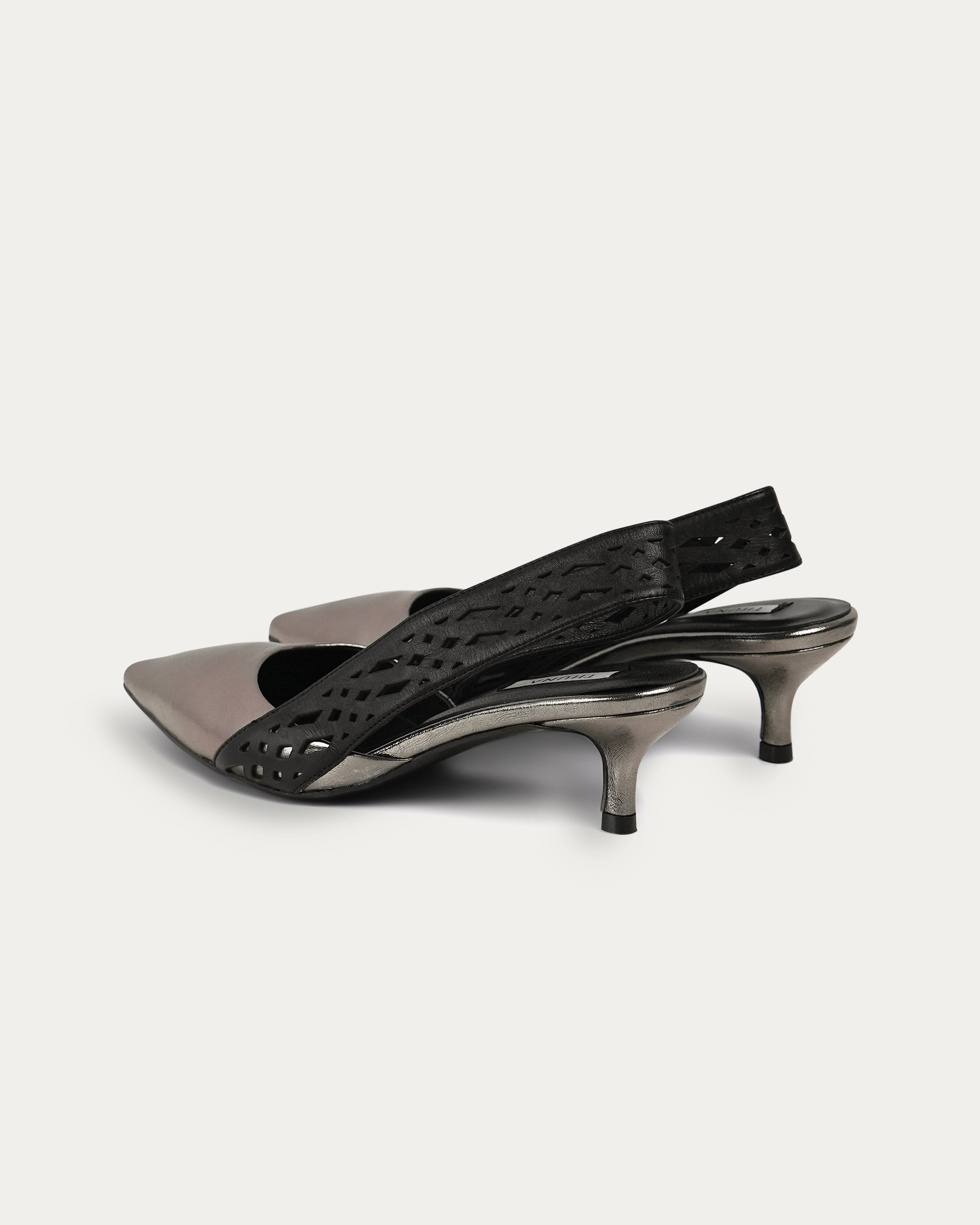 Wisal silver heel - heel - THUNA