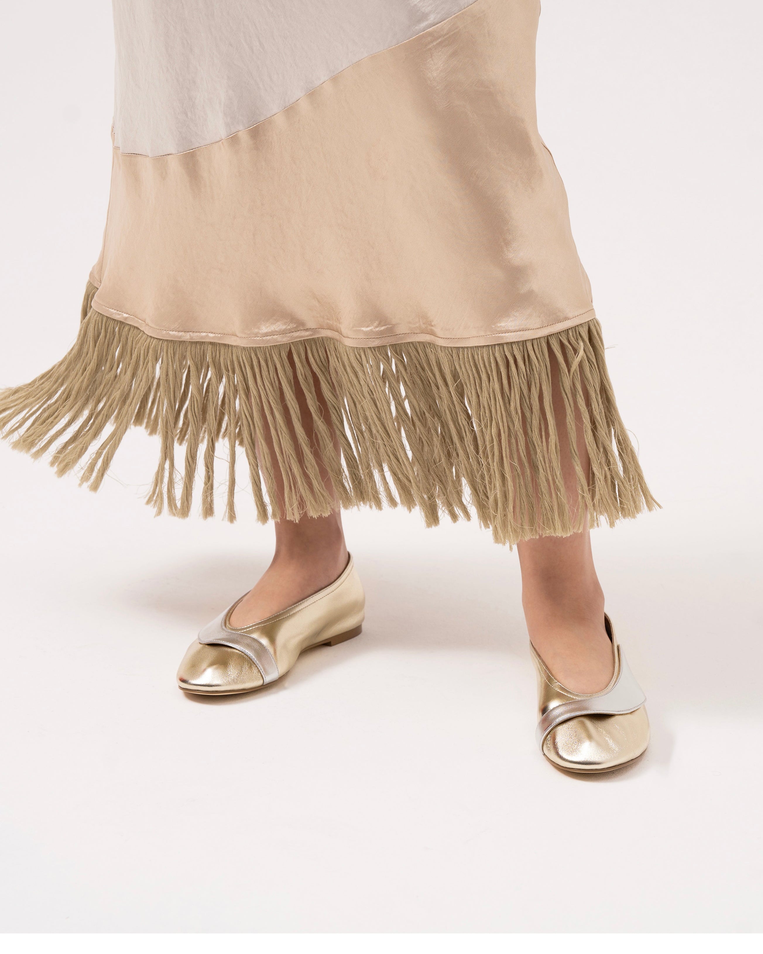 Zayna metallic ballerina