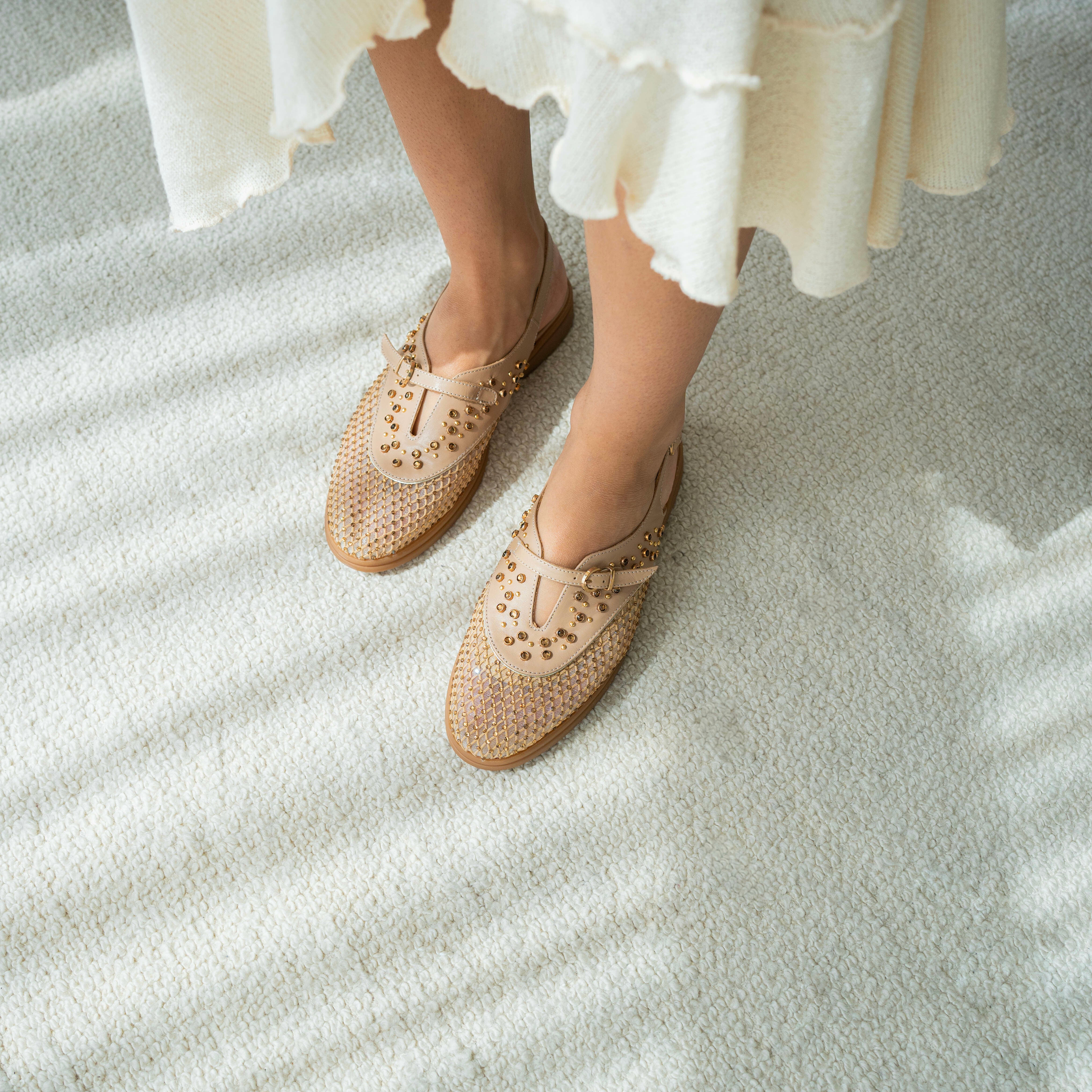 Allura beige sandal - THUNA