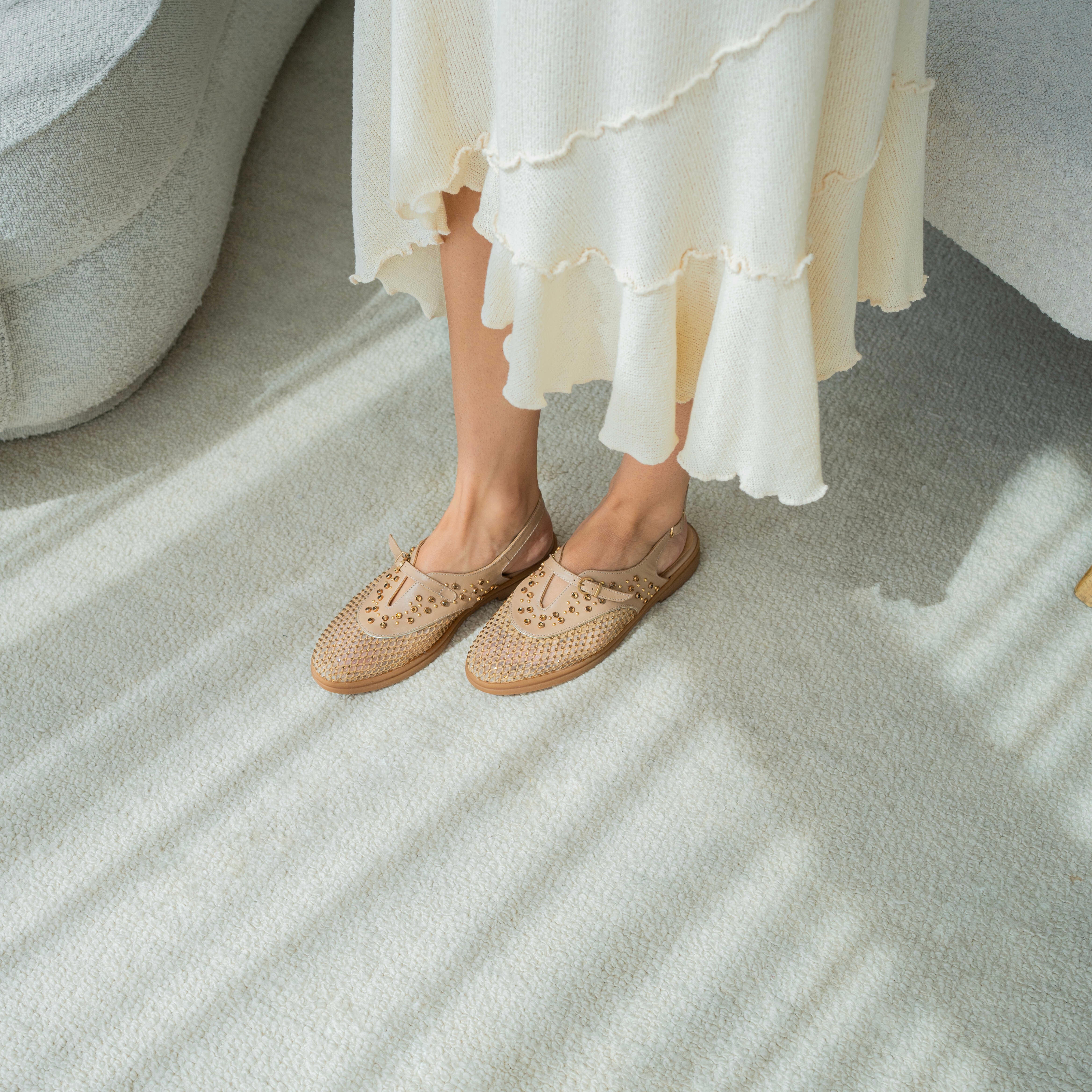 Allura beige sandal - THUNA