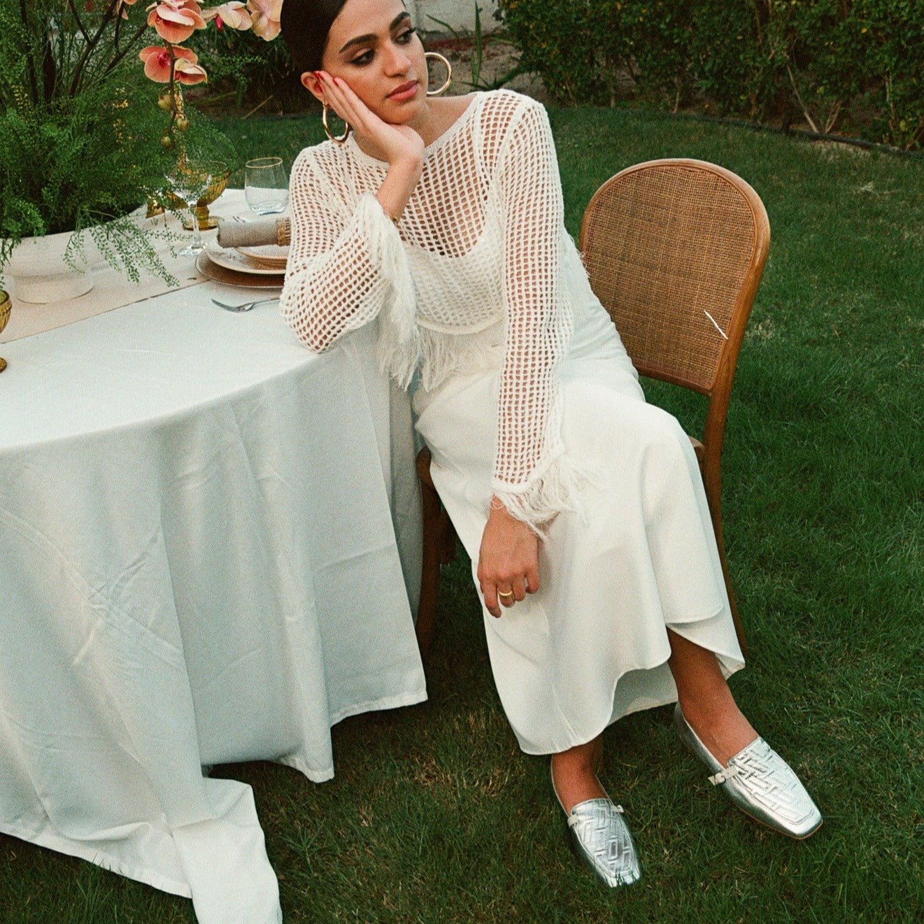 Amber silver loafer - THUNA