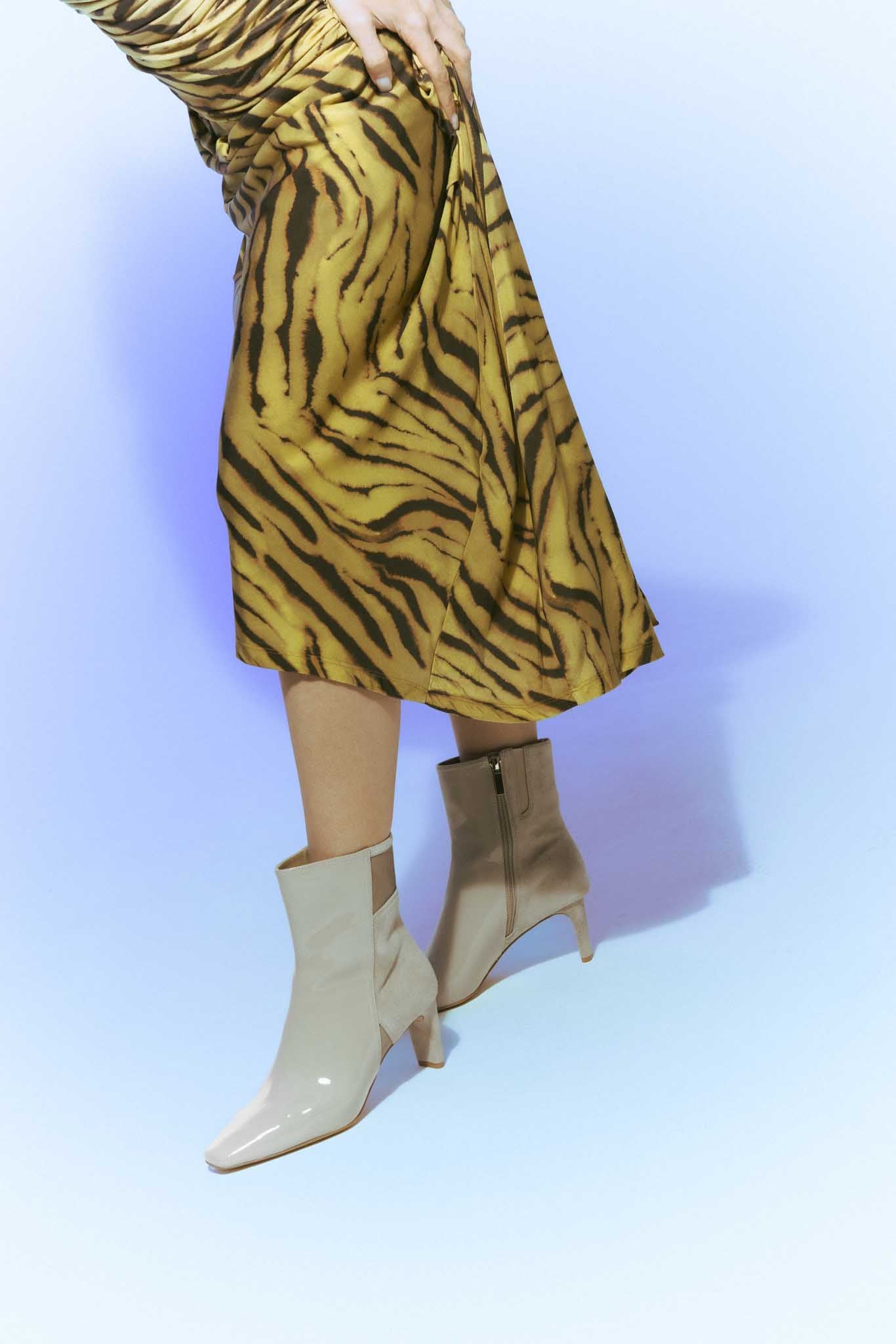 Astro beige ankle boot