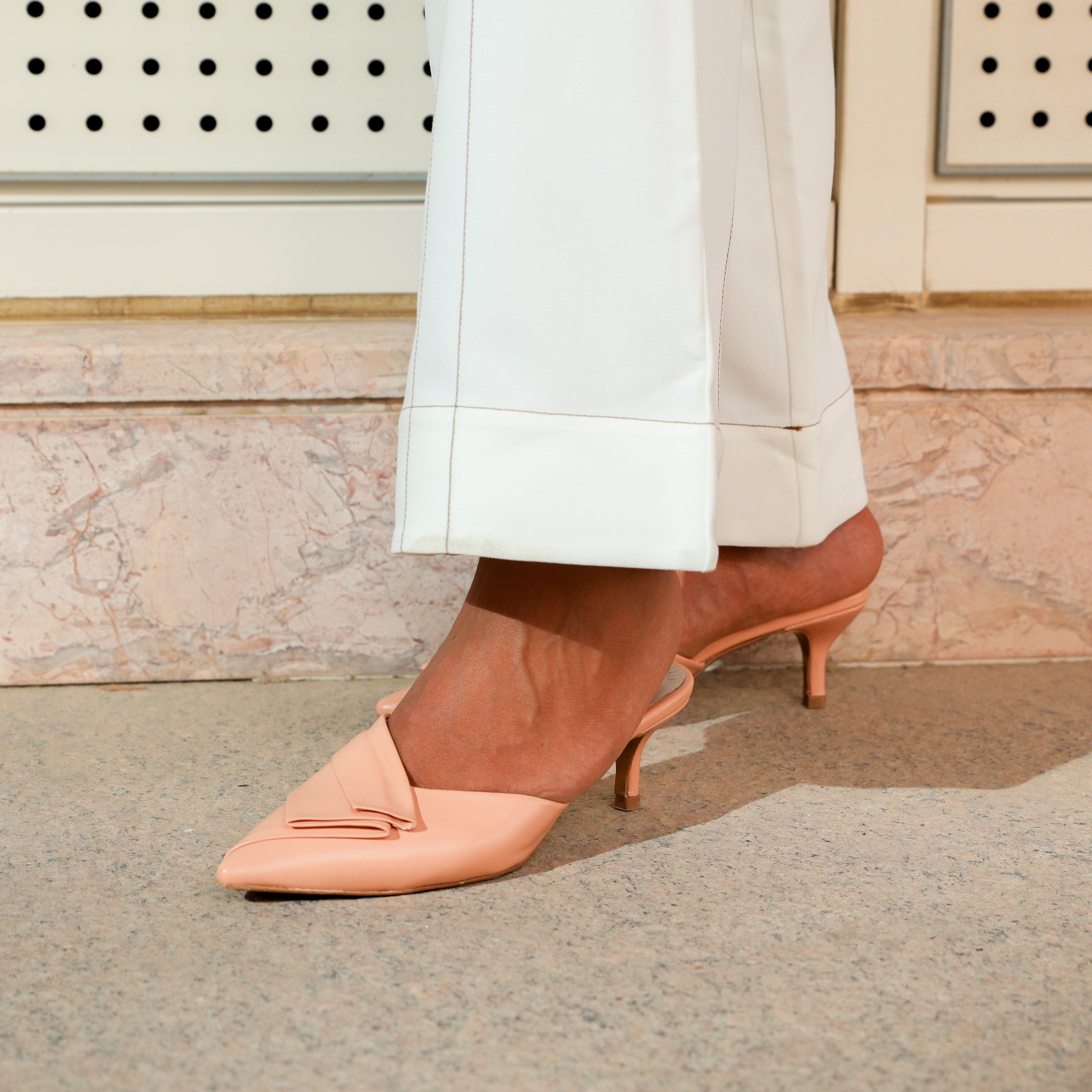 Sienna salmon heel - heel - THUNA