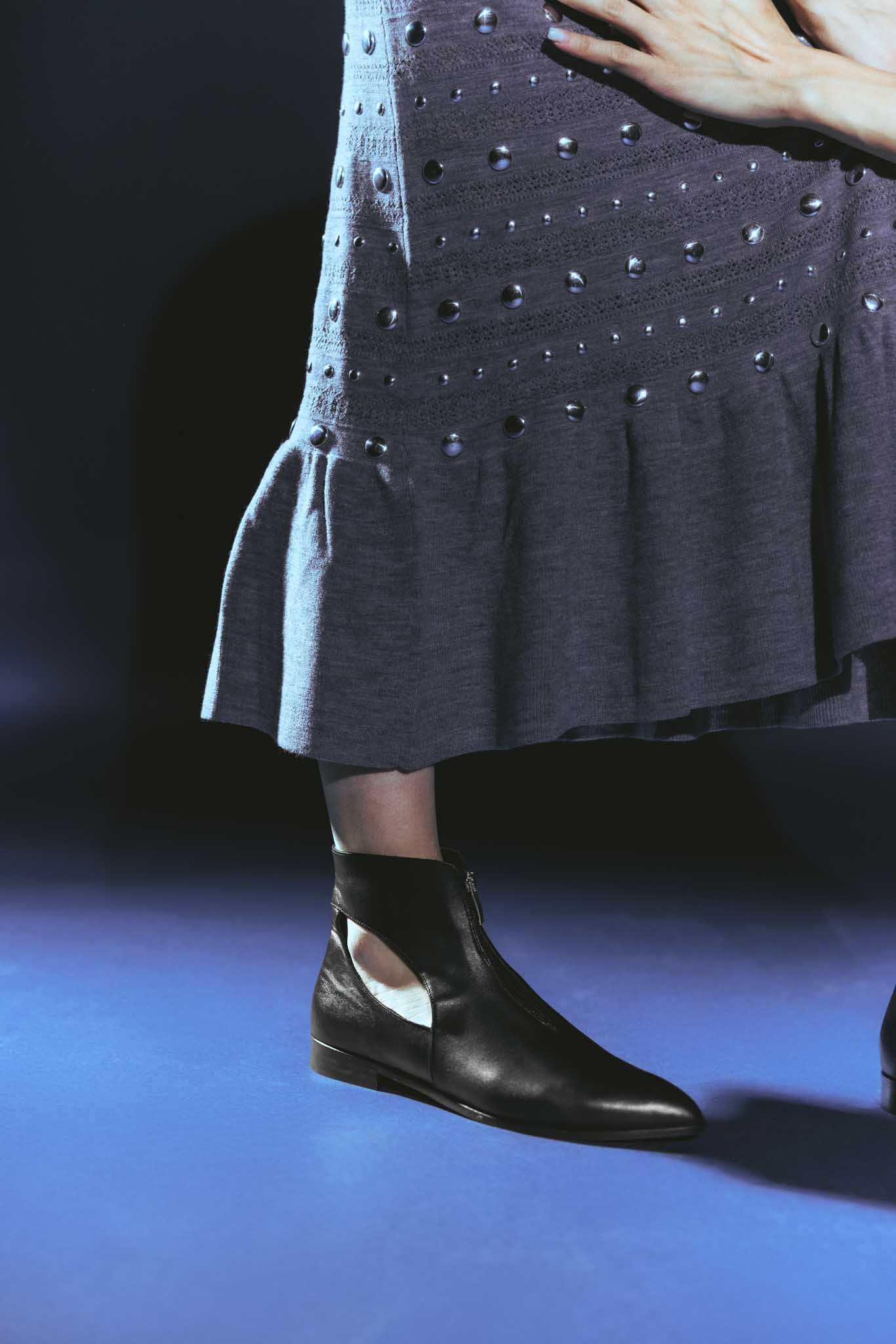 Cassie black ankle boot