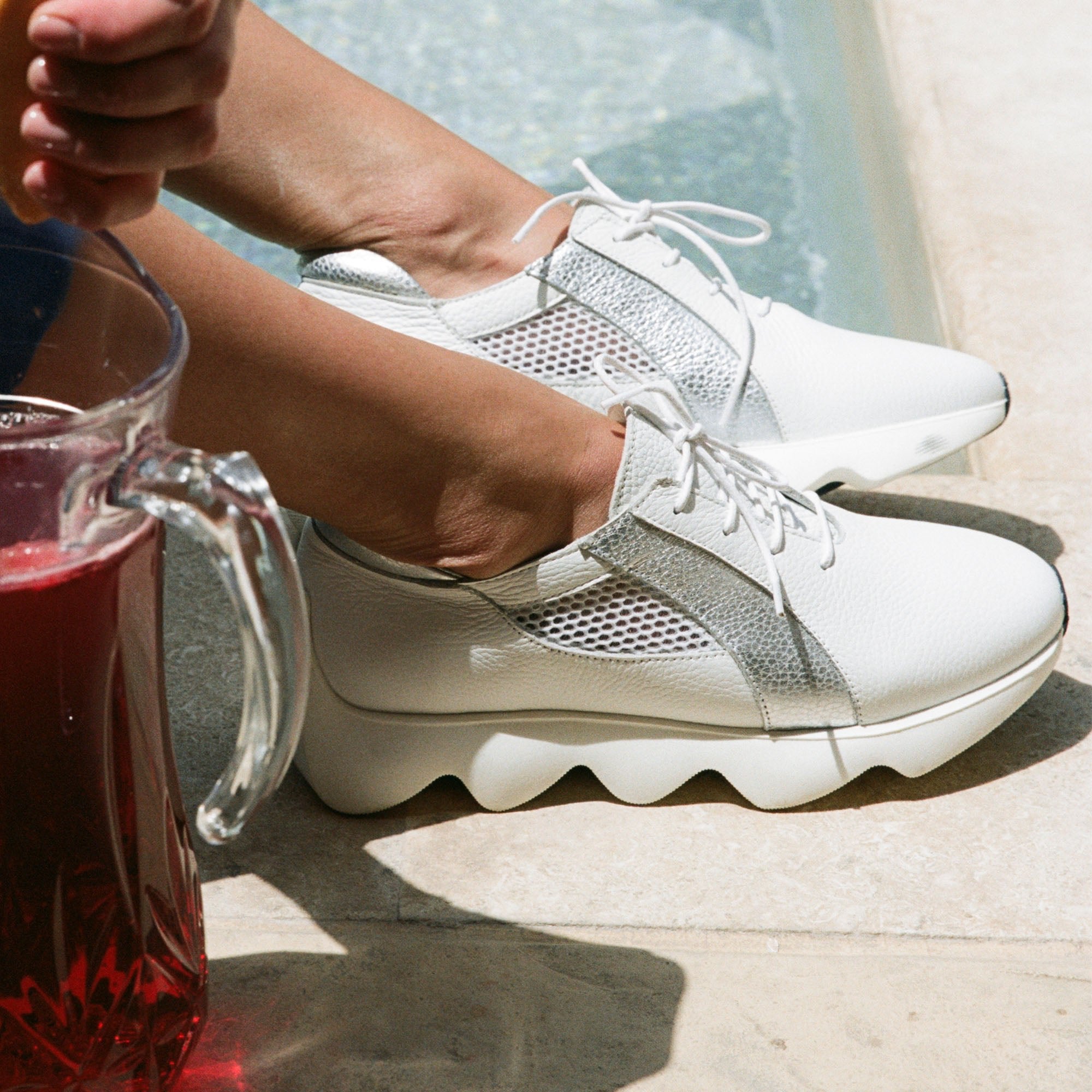 Douma white sneakers - THUNA