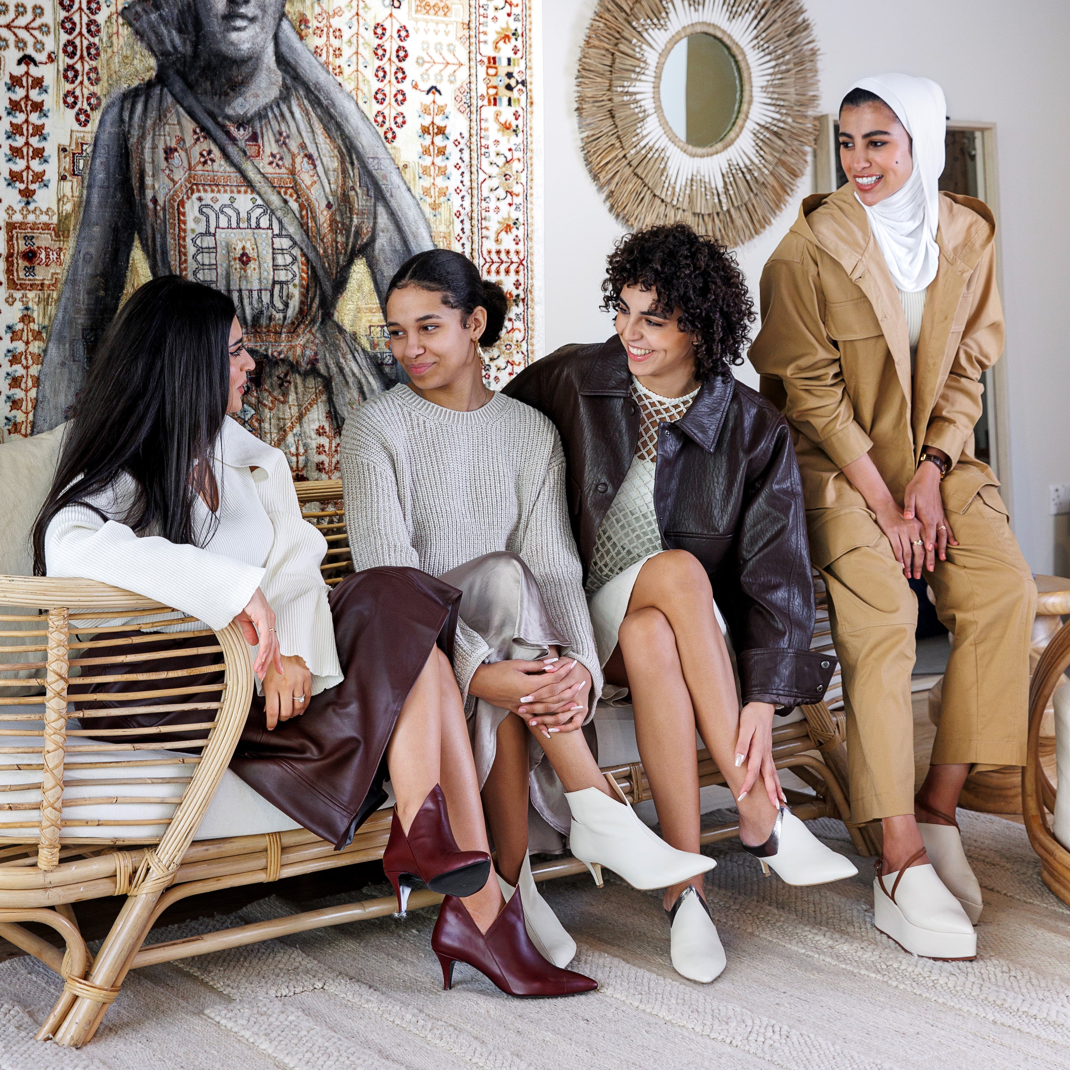 Aina cream boot - THUNA