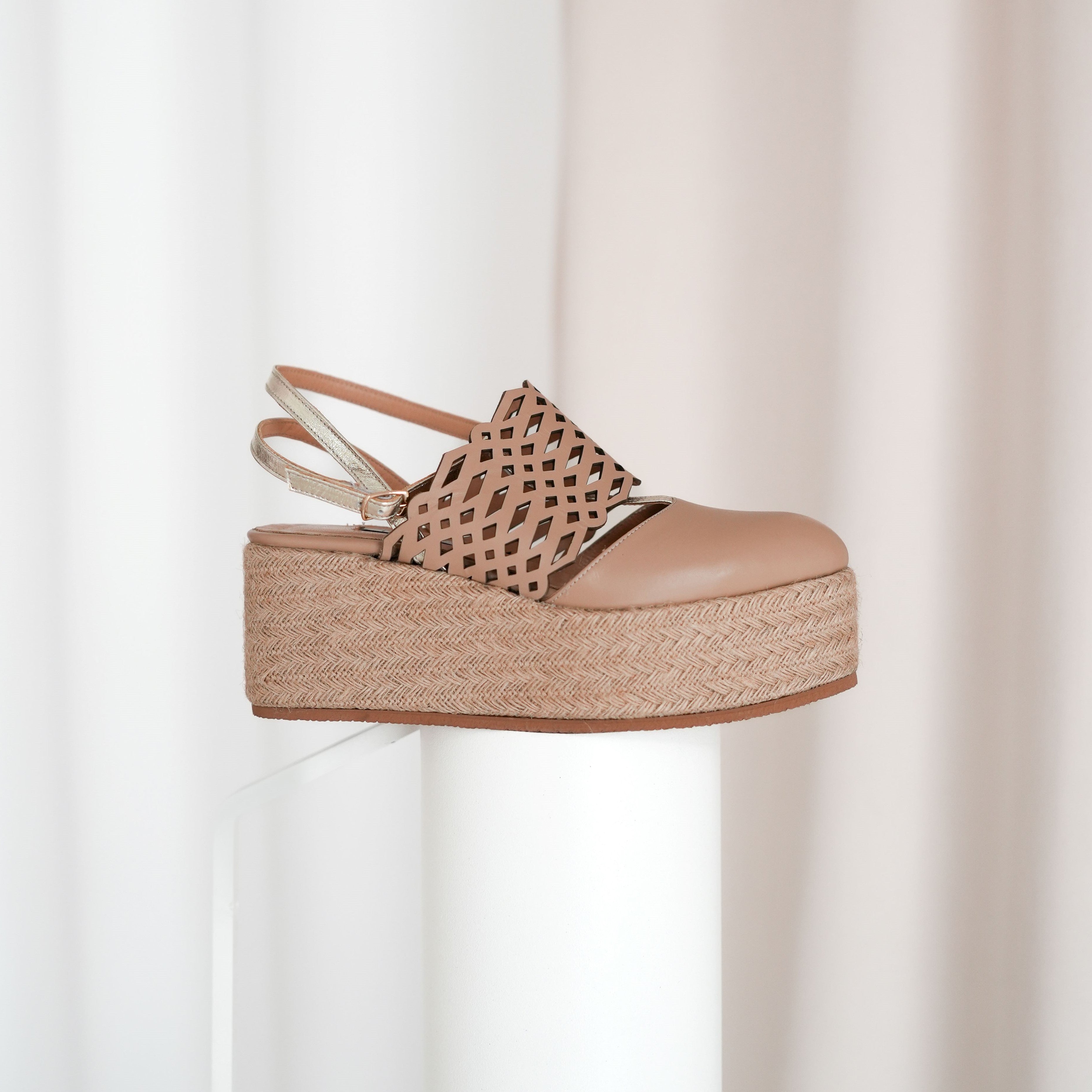 Falak beige platform - THUNA