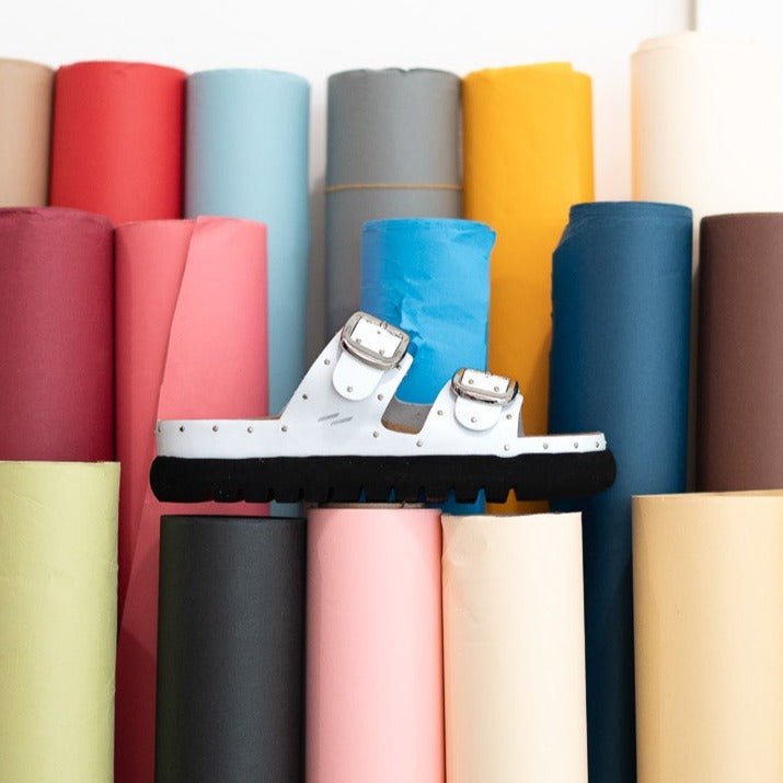 Gaia white slipper - THUNA