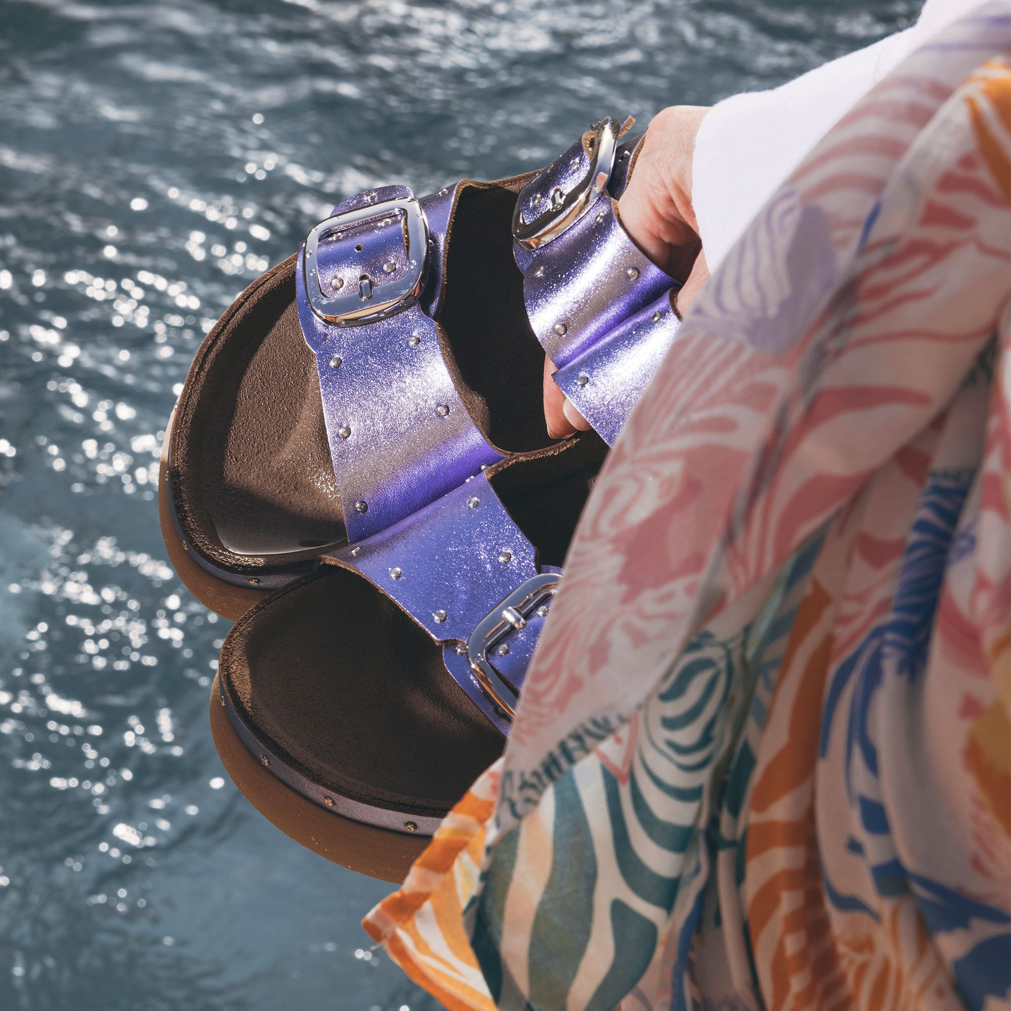 Gaia purple slipper - THUNA