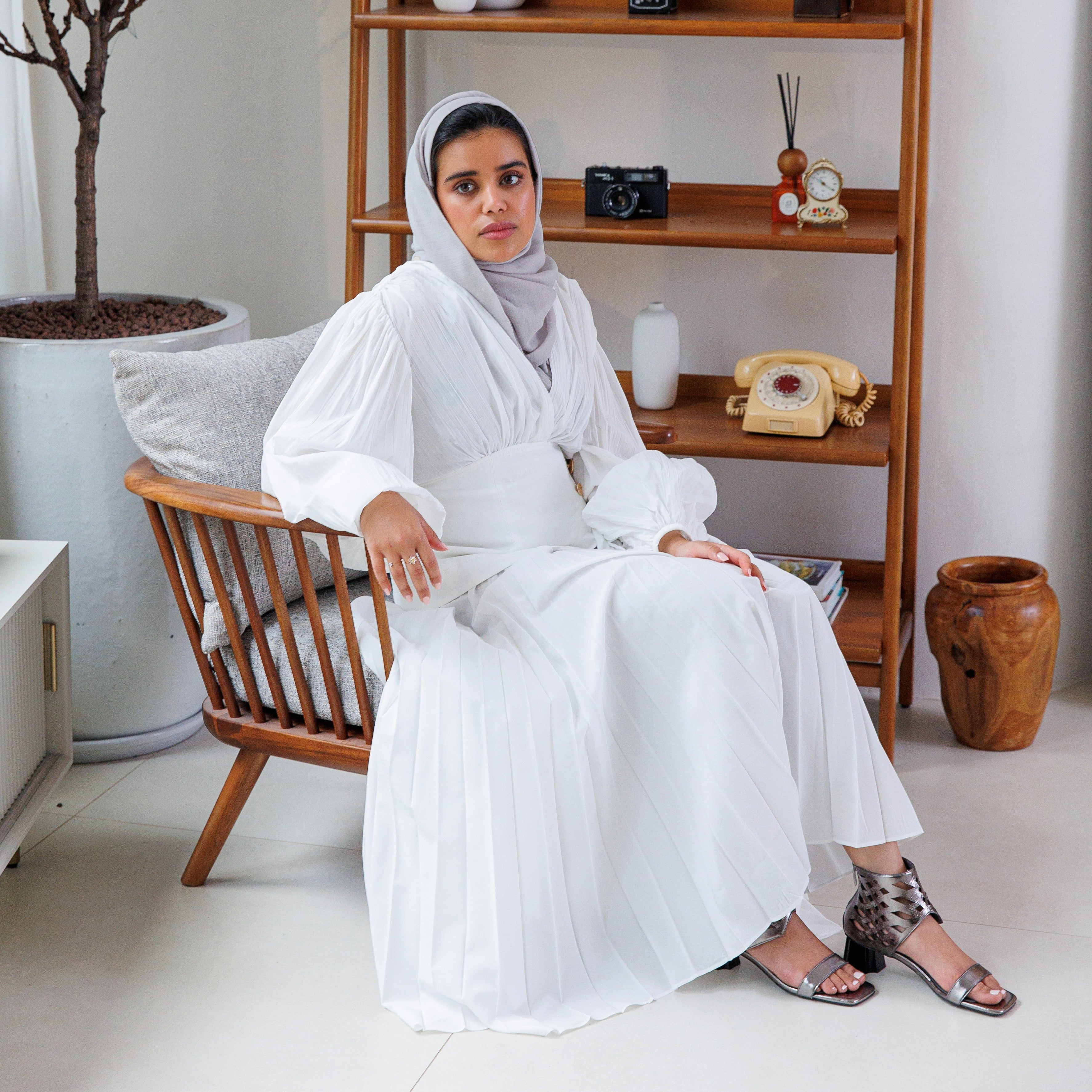 Kaya silver sandal - THUNA