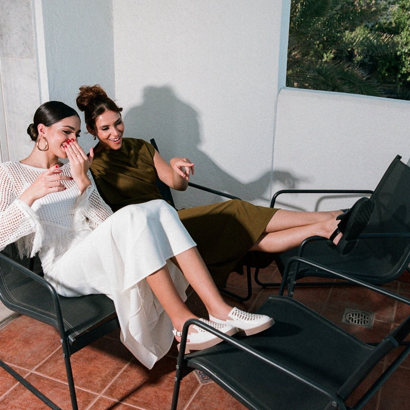 Kyla black sandal - THUNA