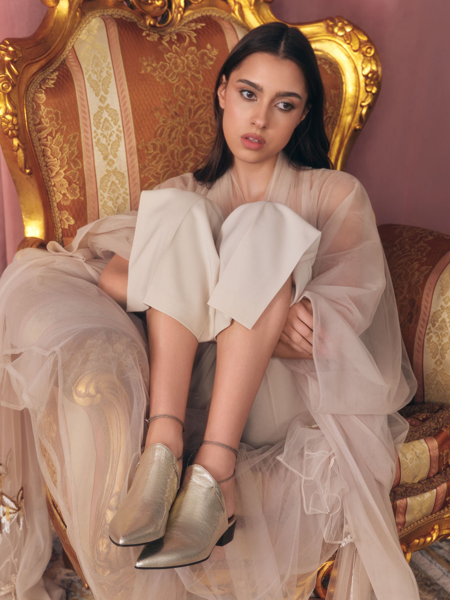 Nawa gold sandal - Sandal - THUNA