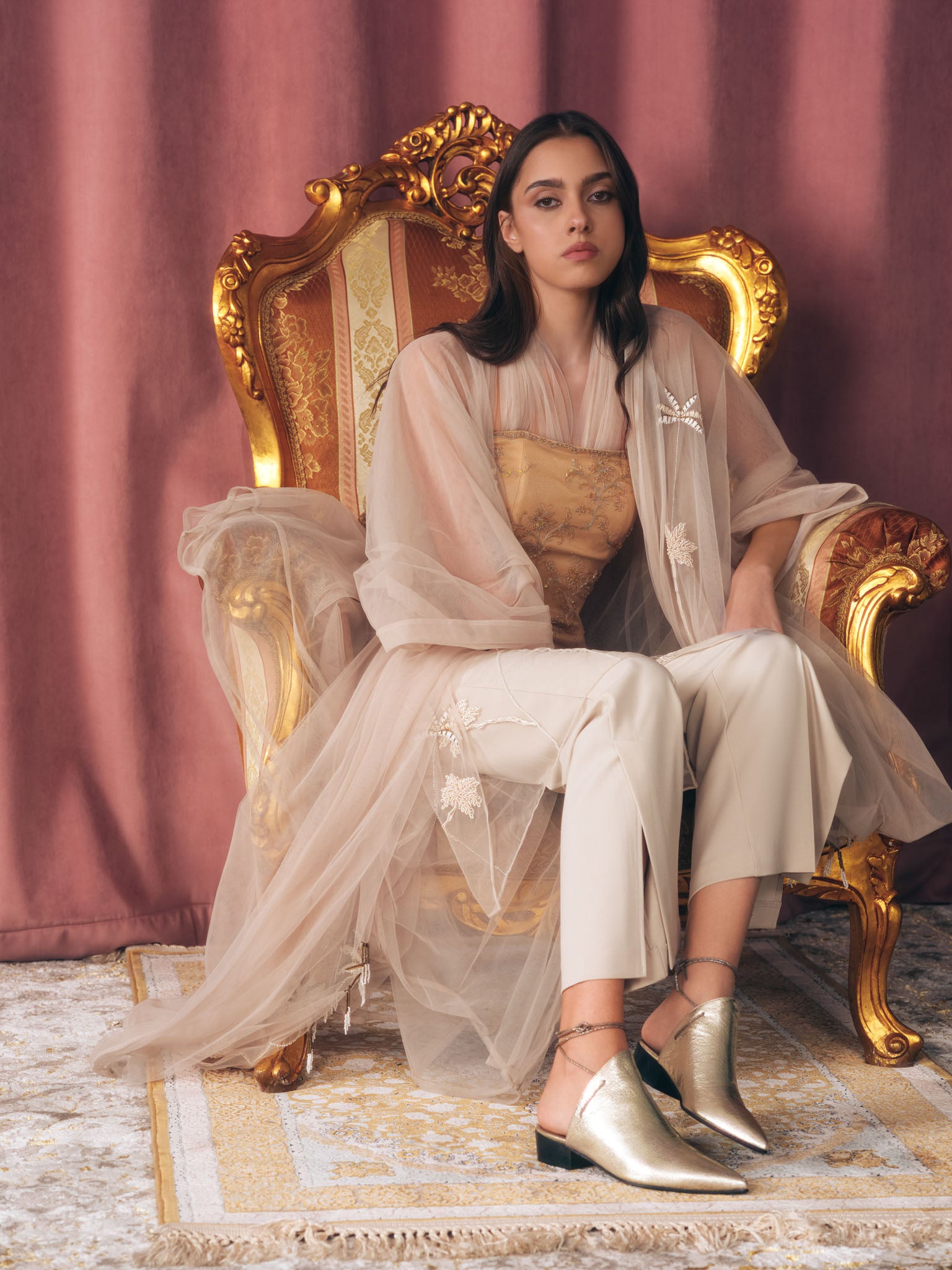 Nawa gold sandal - Sandal - THUNA