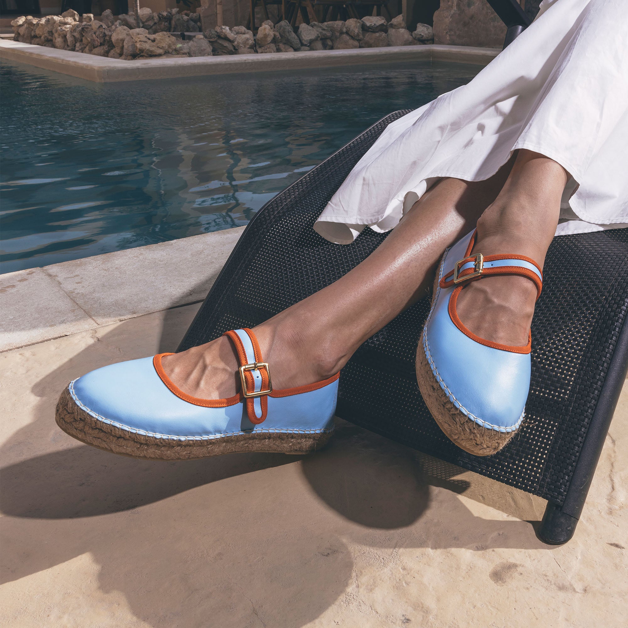 Runa blue espadrille - THUNA