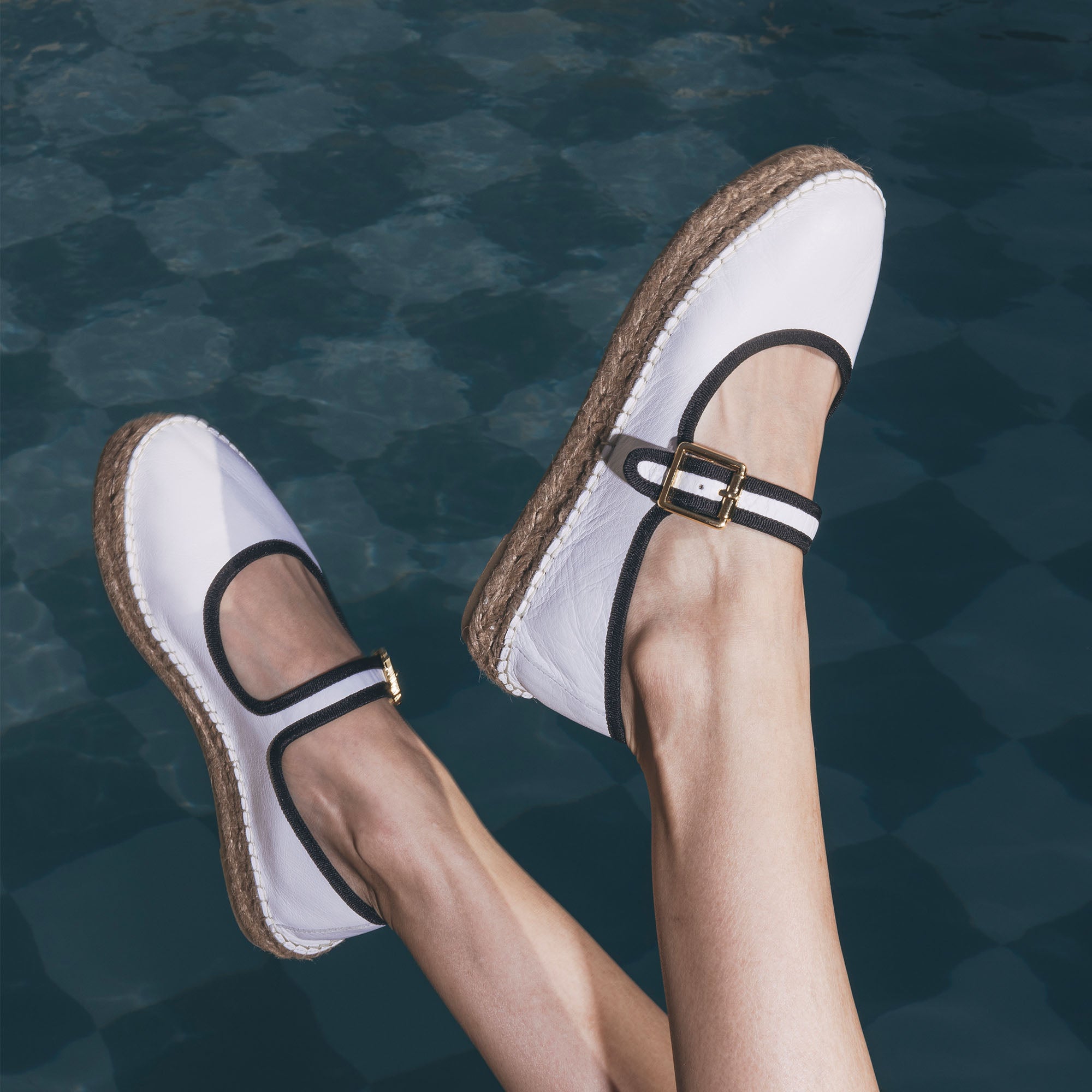 Runa white espadrille - THUNA