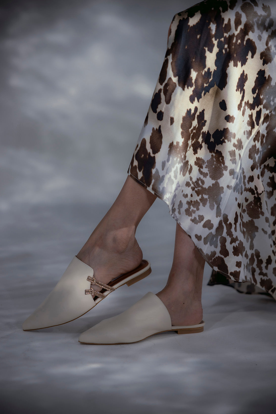 Selin cream - mule - Thuna - Shoes - Kuwait 