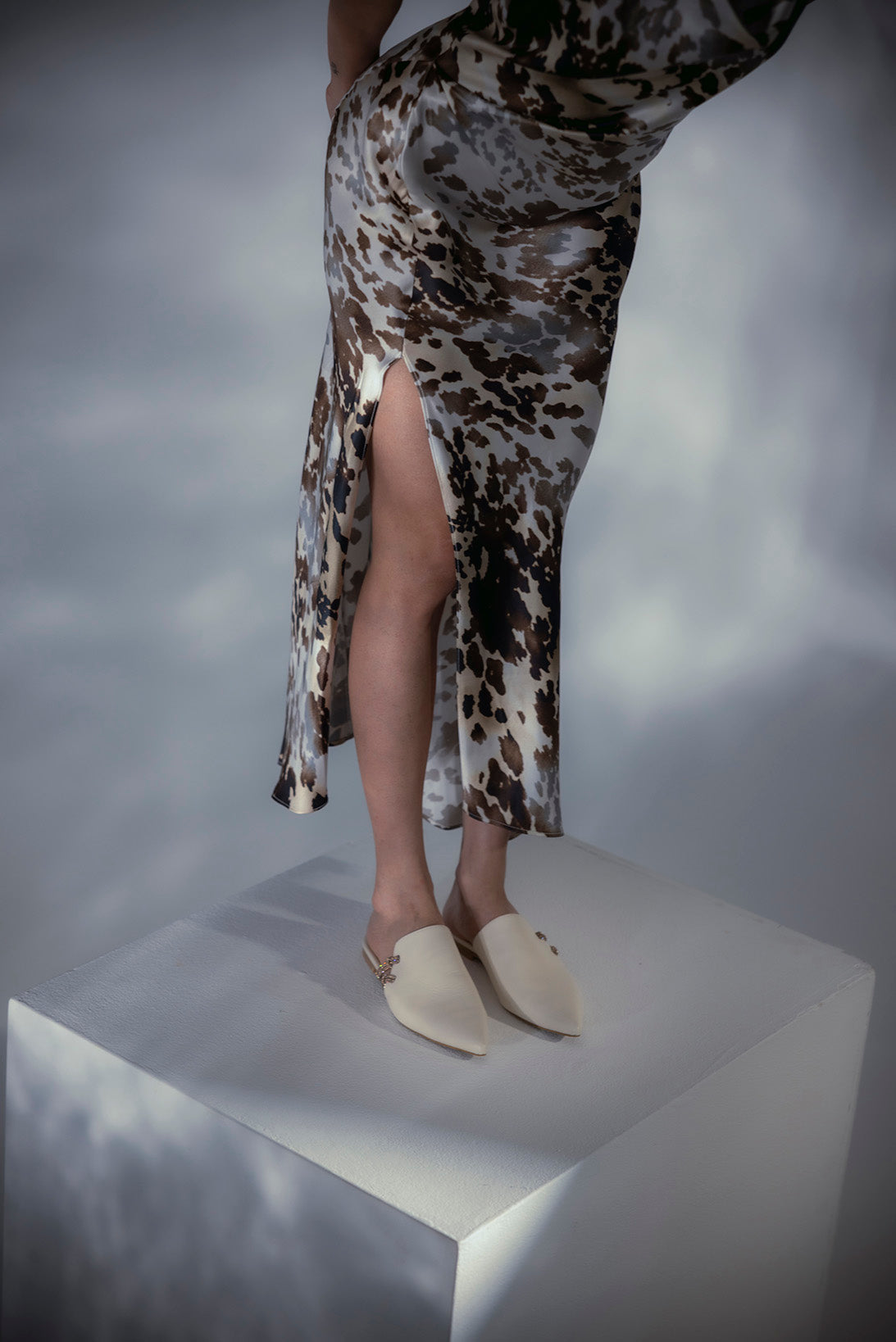 Selin cream - mule - Thuna - Shoes - Kuwait 