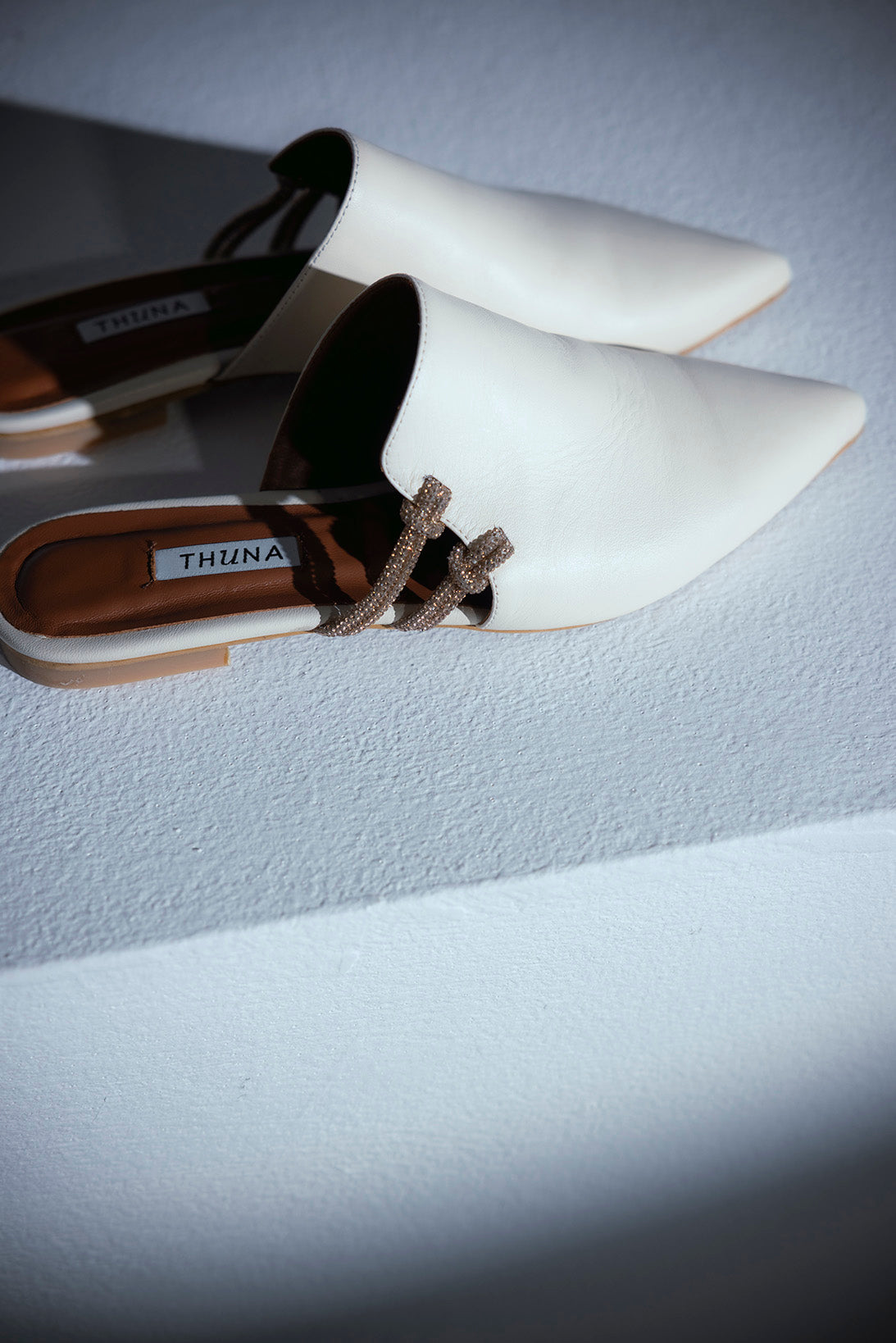 Selin cream - mule - Thuna - Shoes - Kuwait 