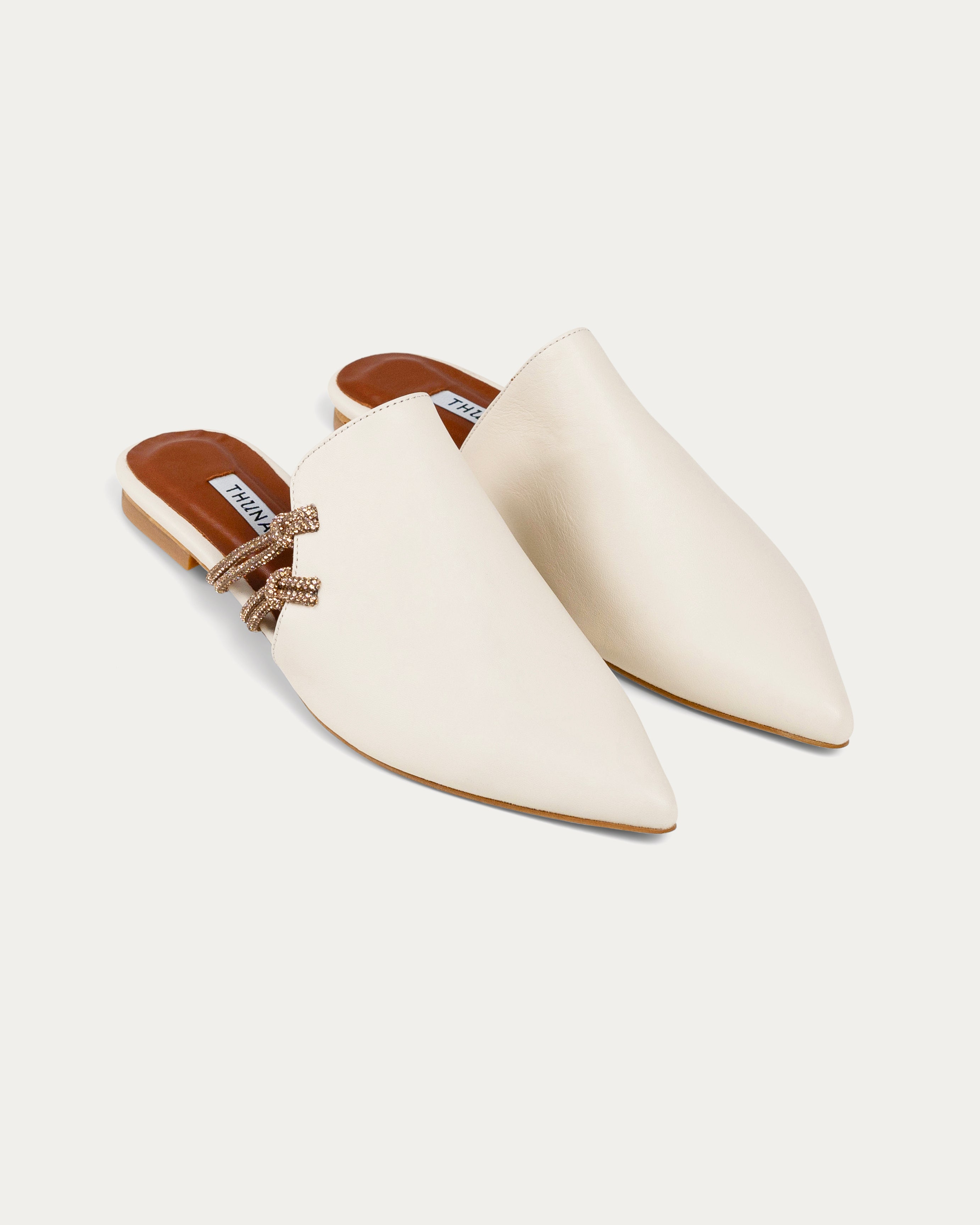 Selin cream - mule - Thuna - Shoes - Kuwait 