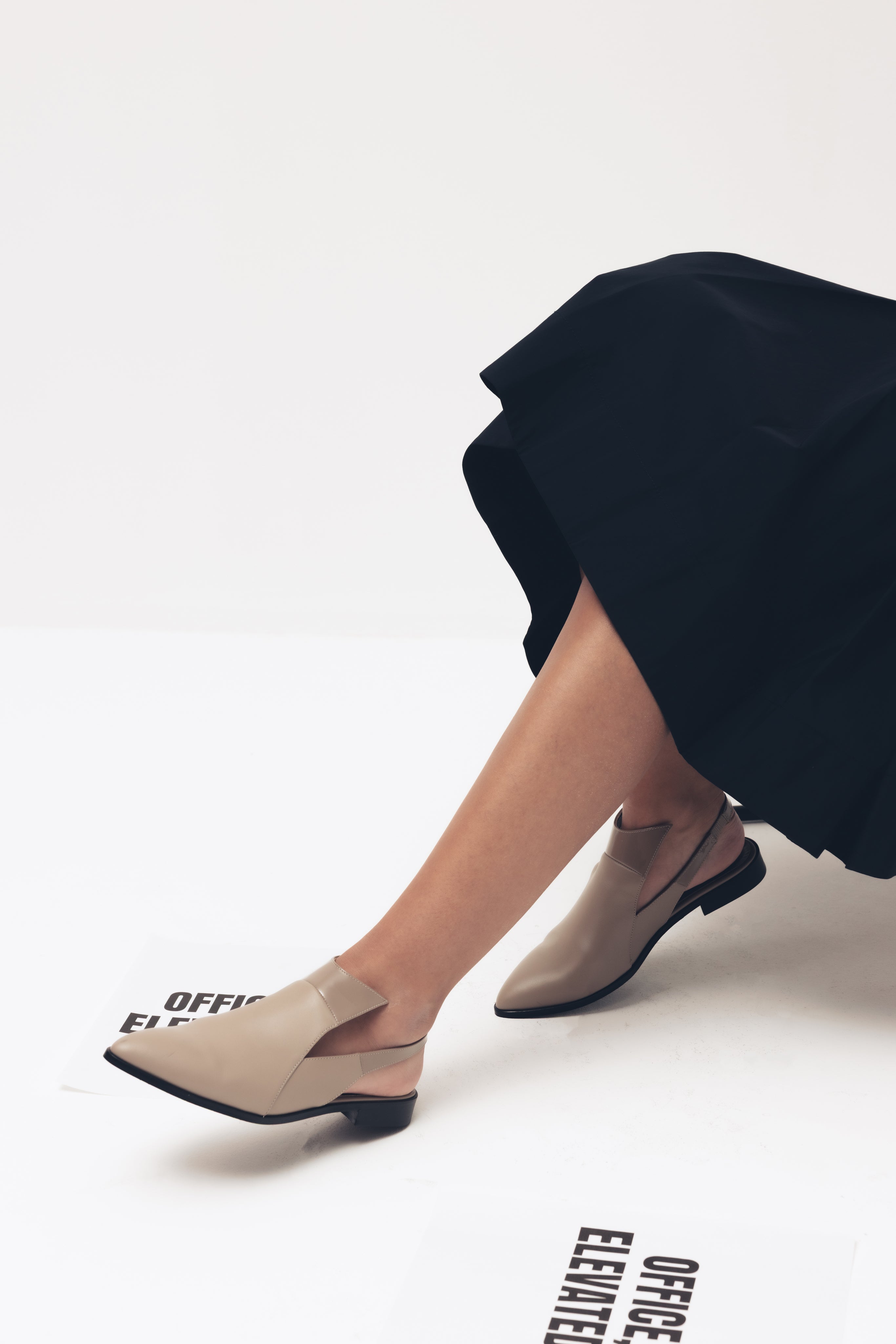 Sindy grey slingback