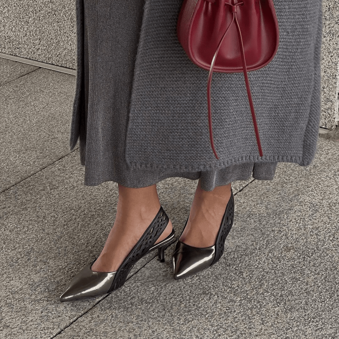 Wisal silver heel - heel - THUNA