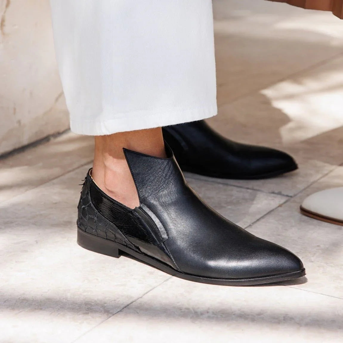 Sadeem black boot - Shoes - THUNA